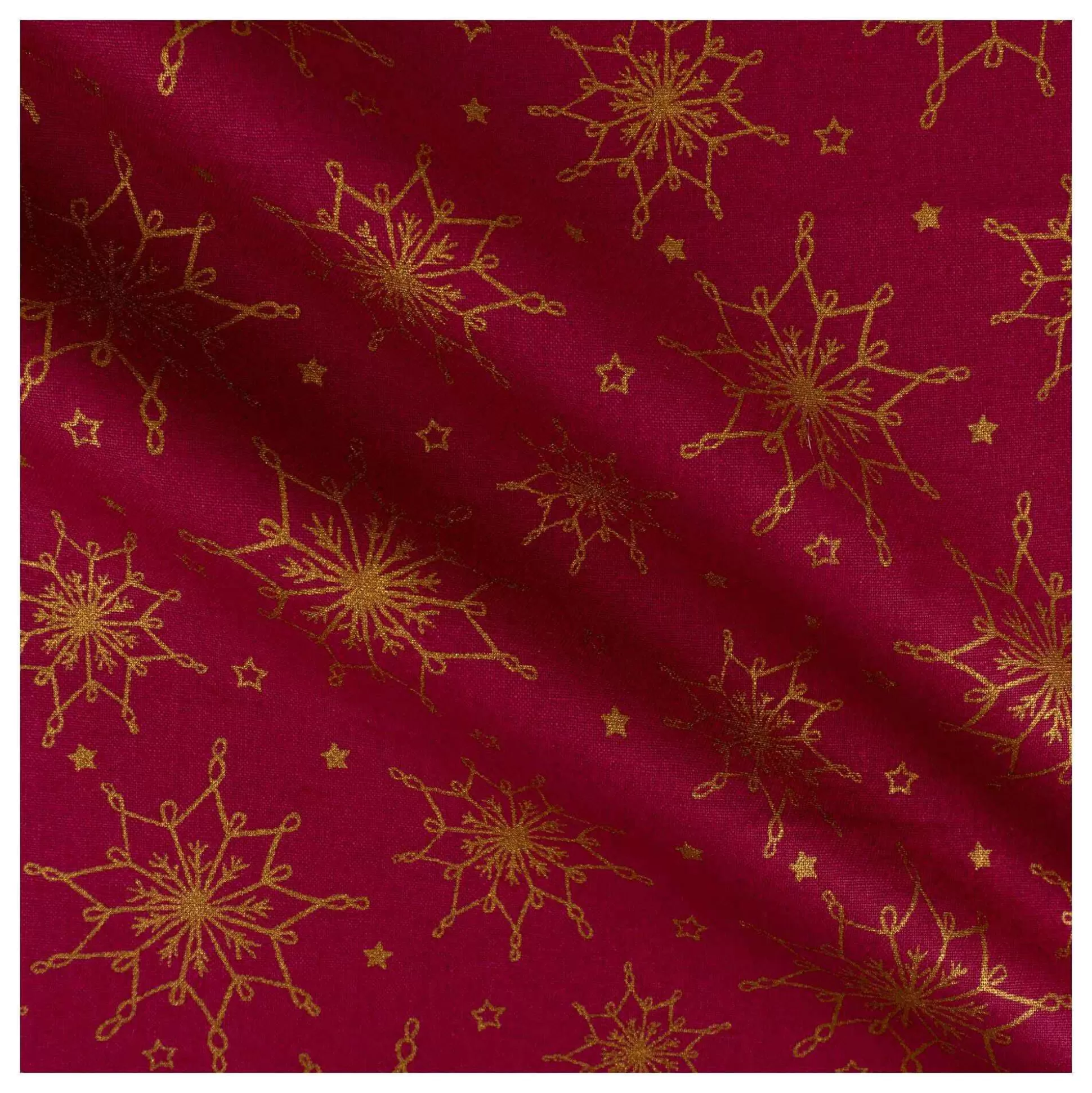 icy_snowflake_single_cotton_fat_quarter_2.webp Icy Snowflake Single Cotton Fat Quarter-Hobbycraft Clearance