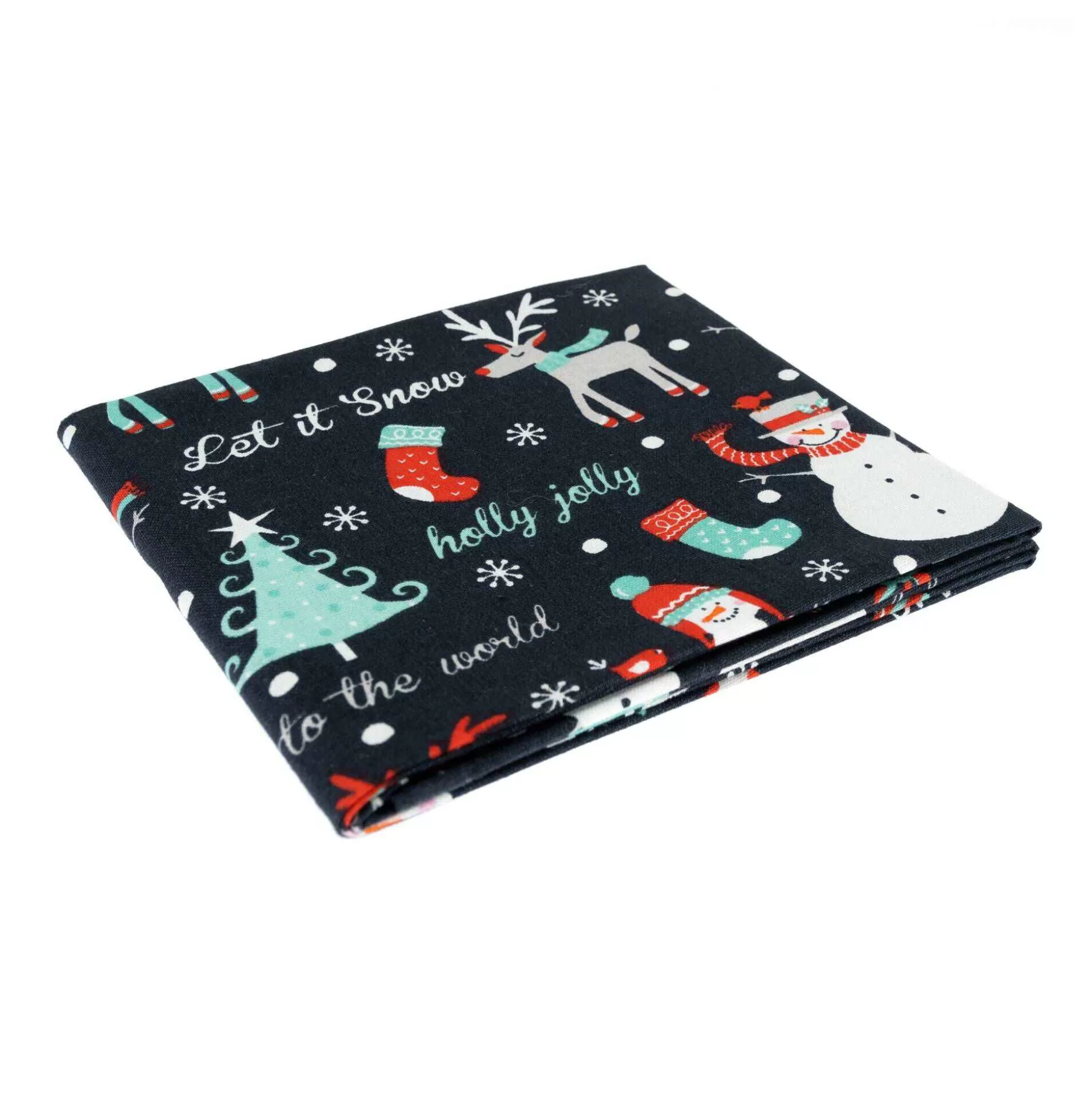 Jingle All The Way Single Cotton Fat Quarter-Hobbycraft Discount
