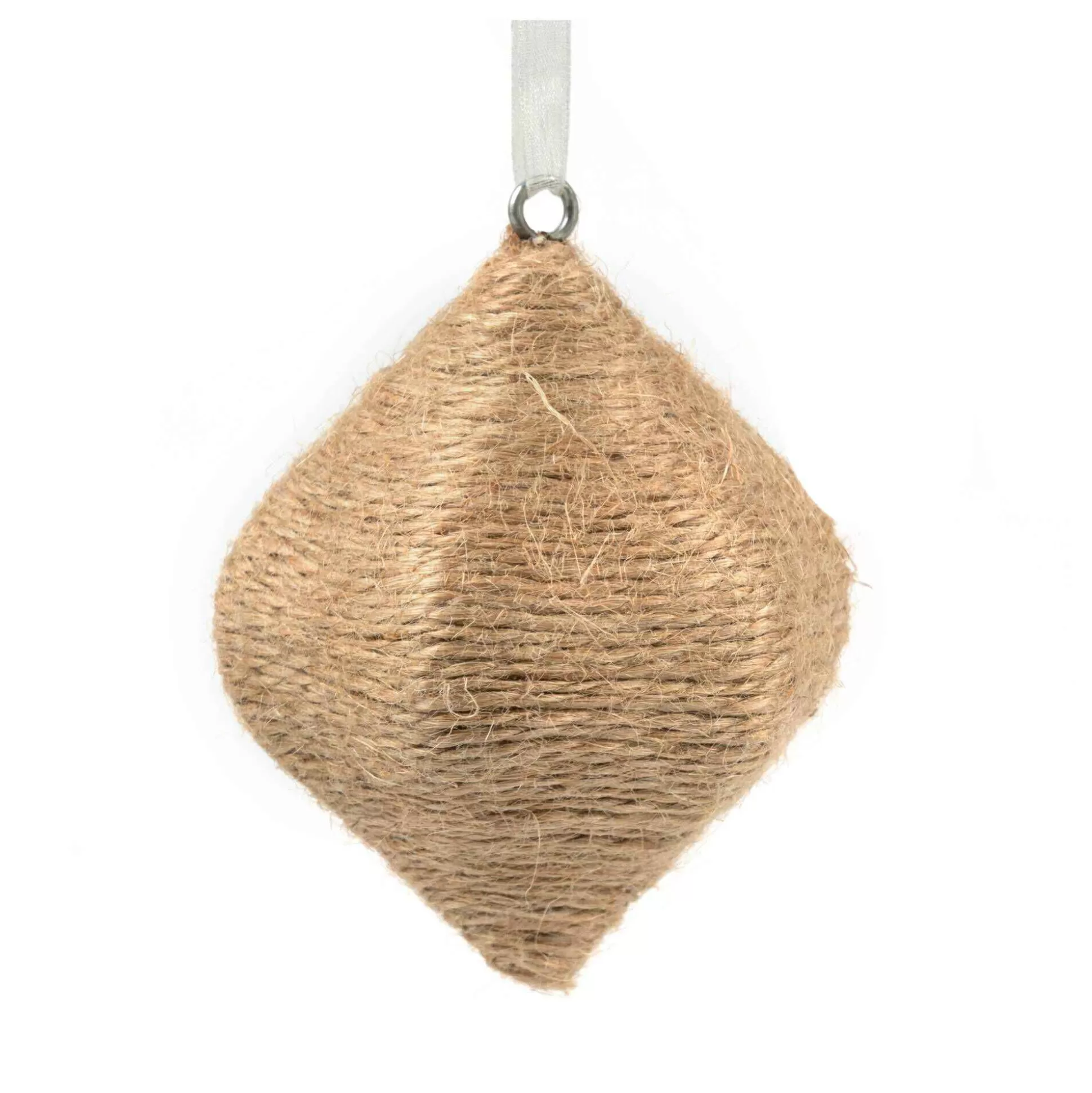 Jute Bauble Decoration 10Cm-Hobbycraft Discount