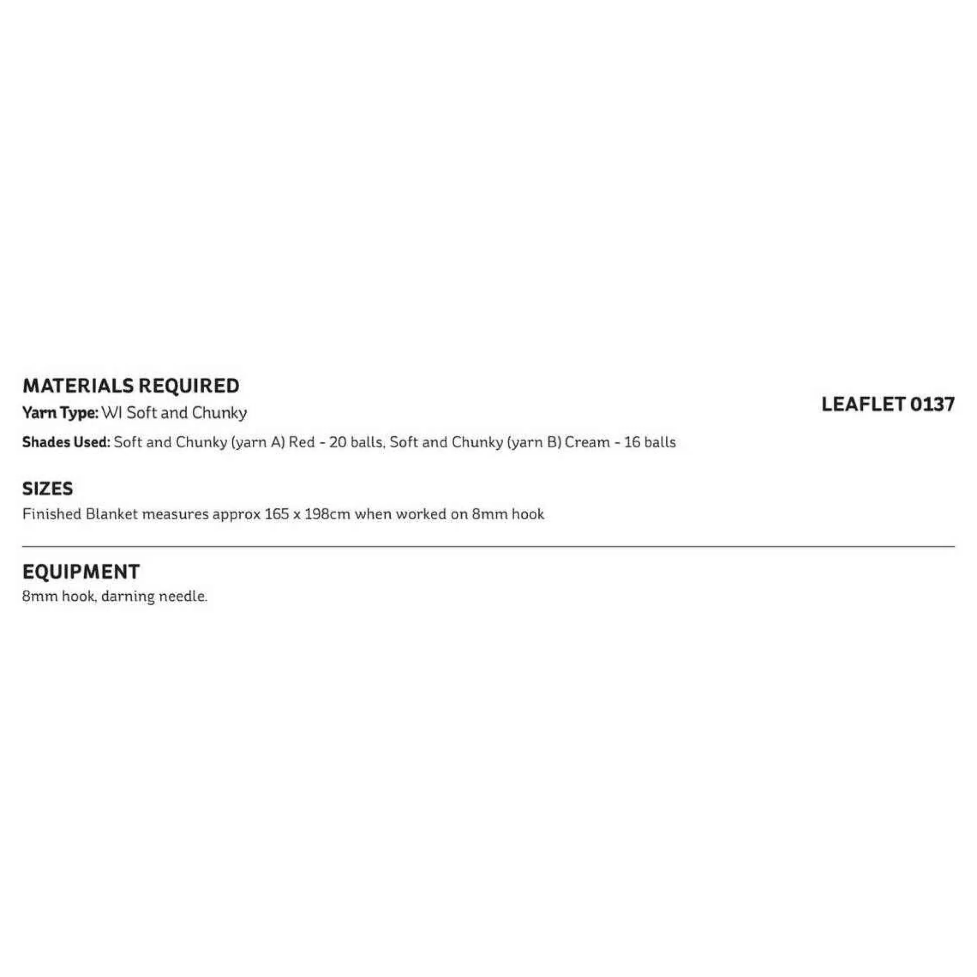 Knitcraft Christmas Blanket Digital Pattern 0137-Hobbycraft Discount