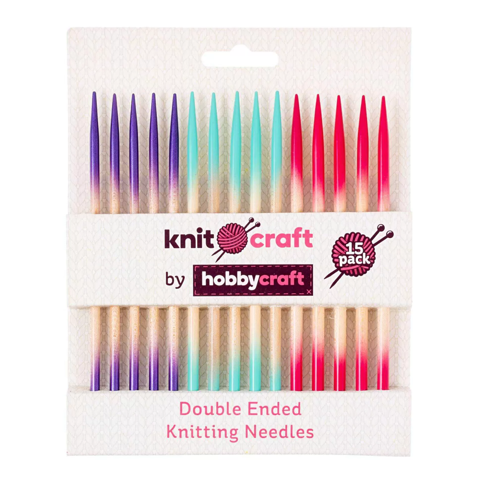 knitcraft_double_ended_knitting_needles_15_pack_2.webp Knitcraft Double Ended Knitting Needles 15 Pack-Hobbycraft Flash Sale