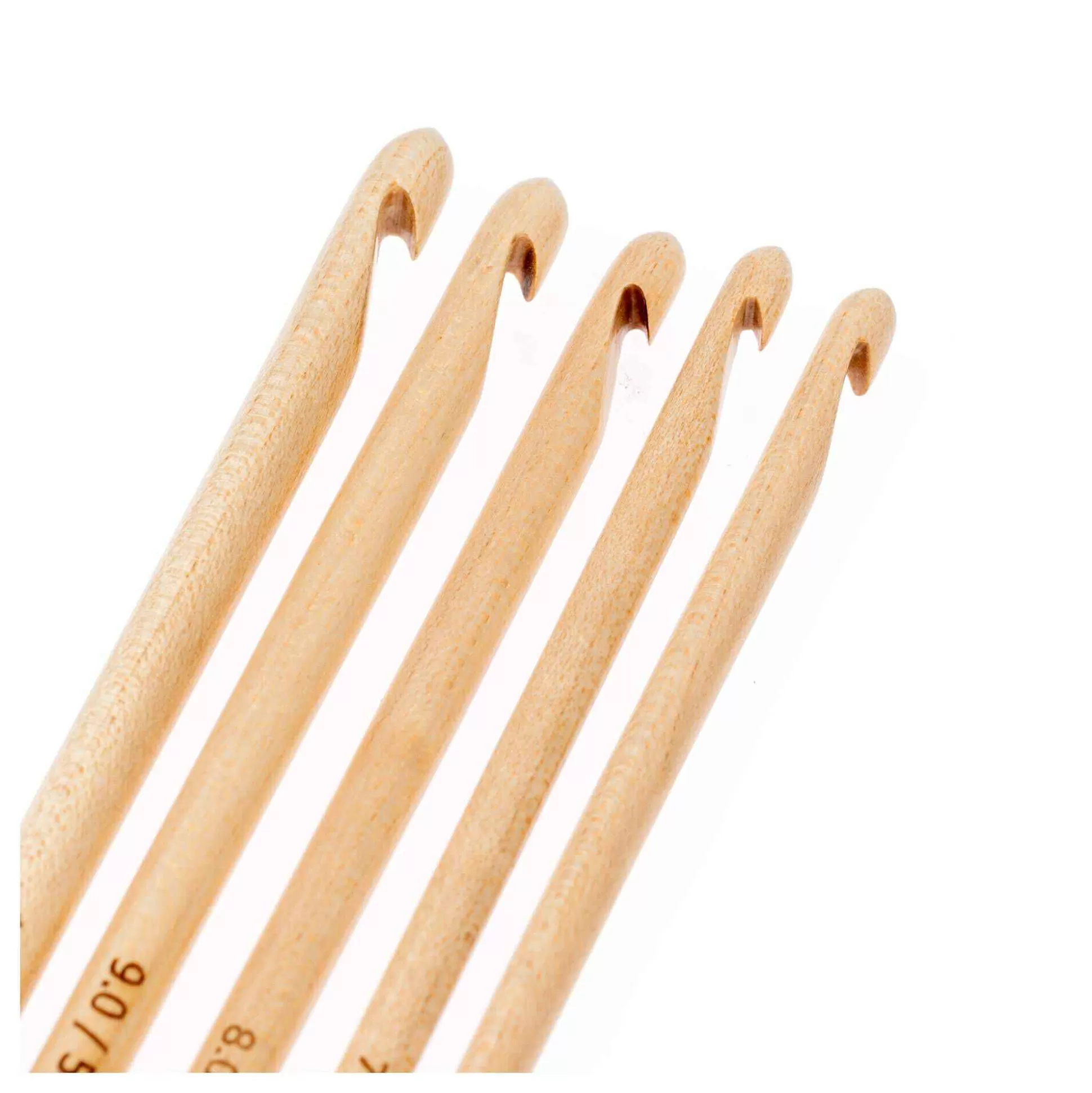 knitcraft_maple_wood_crochet_hooks_5_pack_3.webp Knitcraft Maple Wood Crochet Hooks 5 Pack-Hobbycraft Clearance