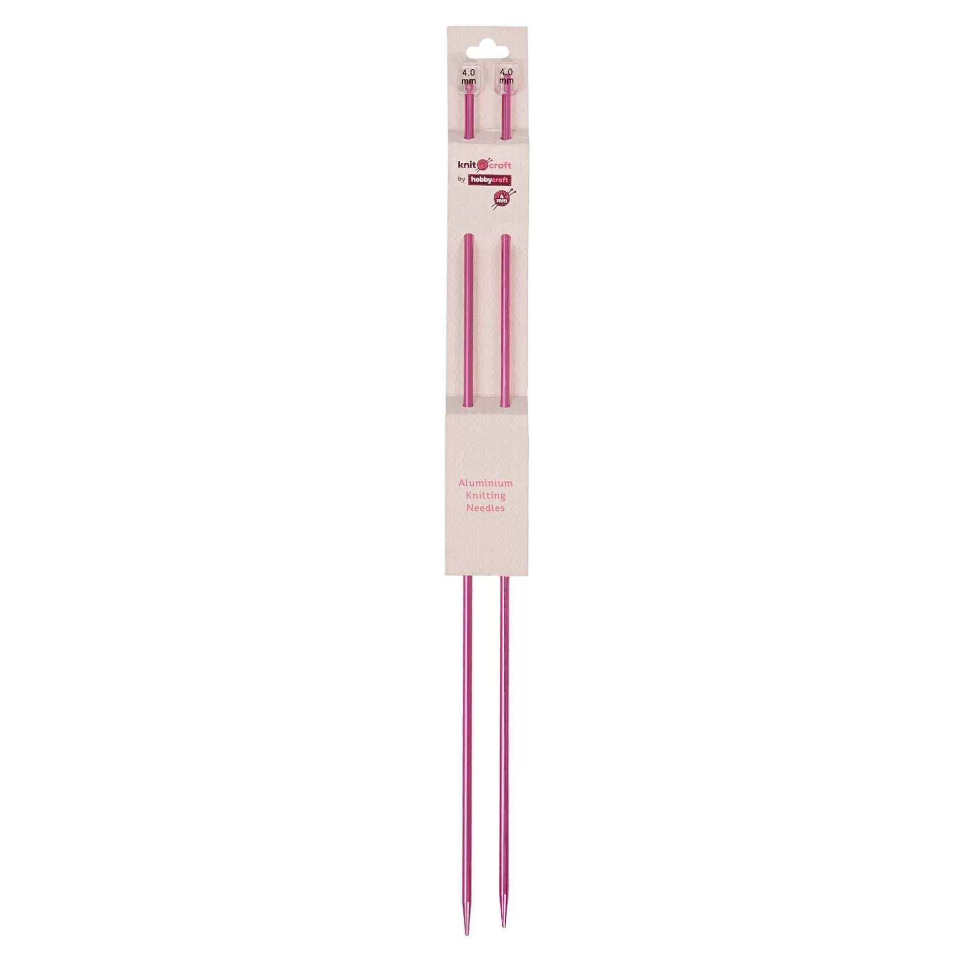 knitcraft_pink_knitting_needles_4mm_4.webp Knitcraft Pink Knitting Needles 4Mm-Hobbycraft Clearance