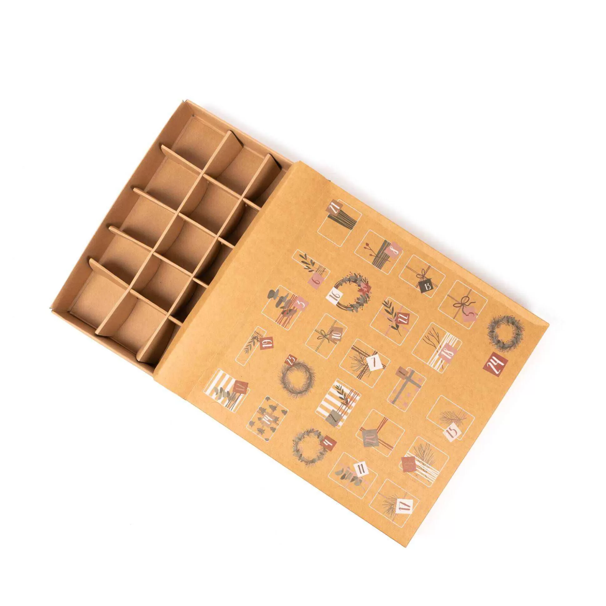 Kraft Fillable Advent Calendar-Hobbycraft Cheap