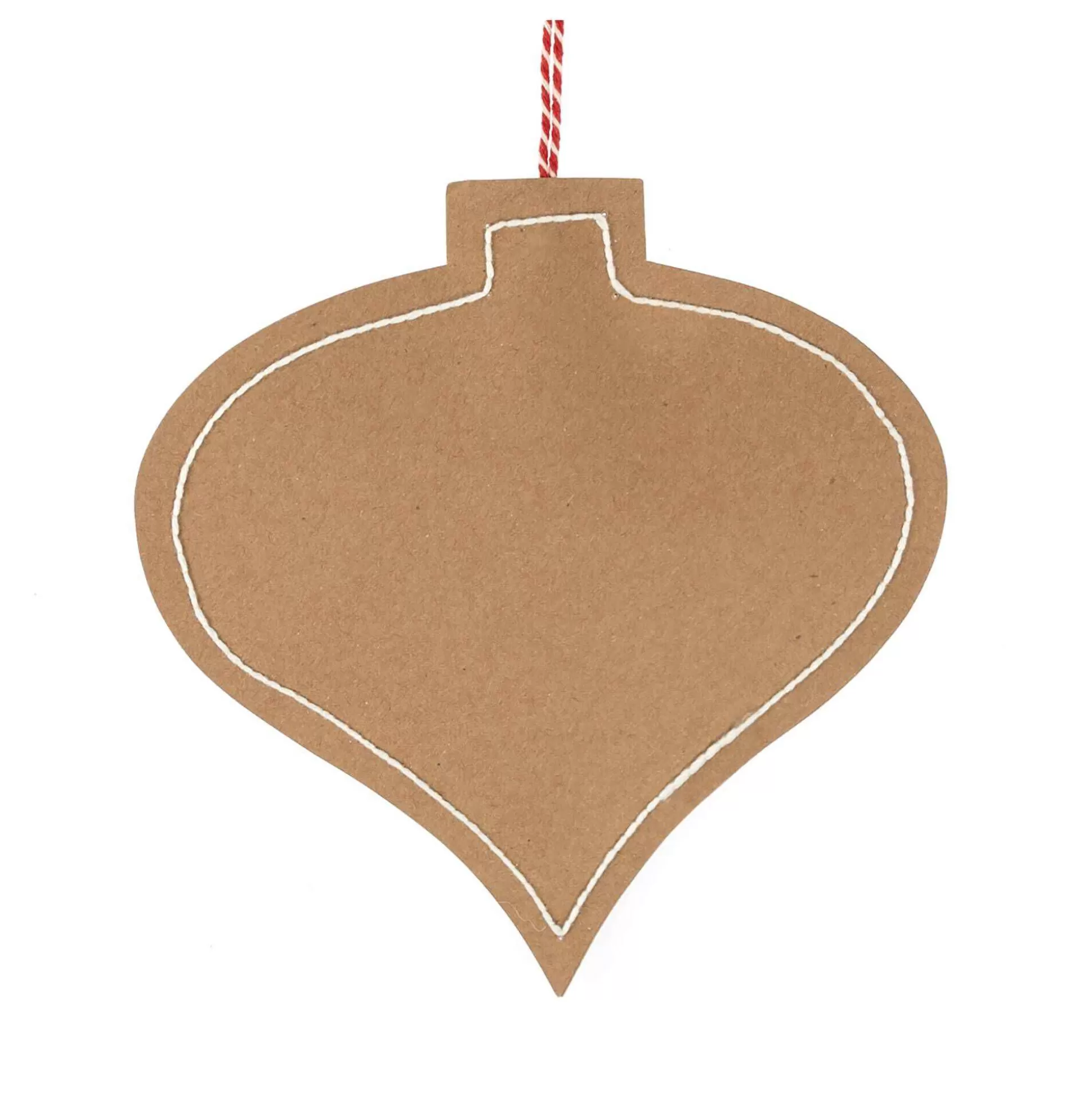 Kraft Paper Bauble Decoration 15Cm-Hobbycraft Outlet