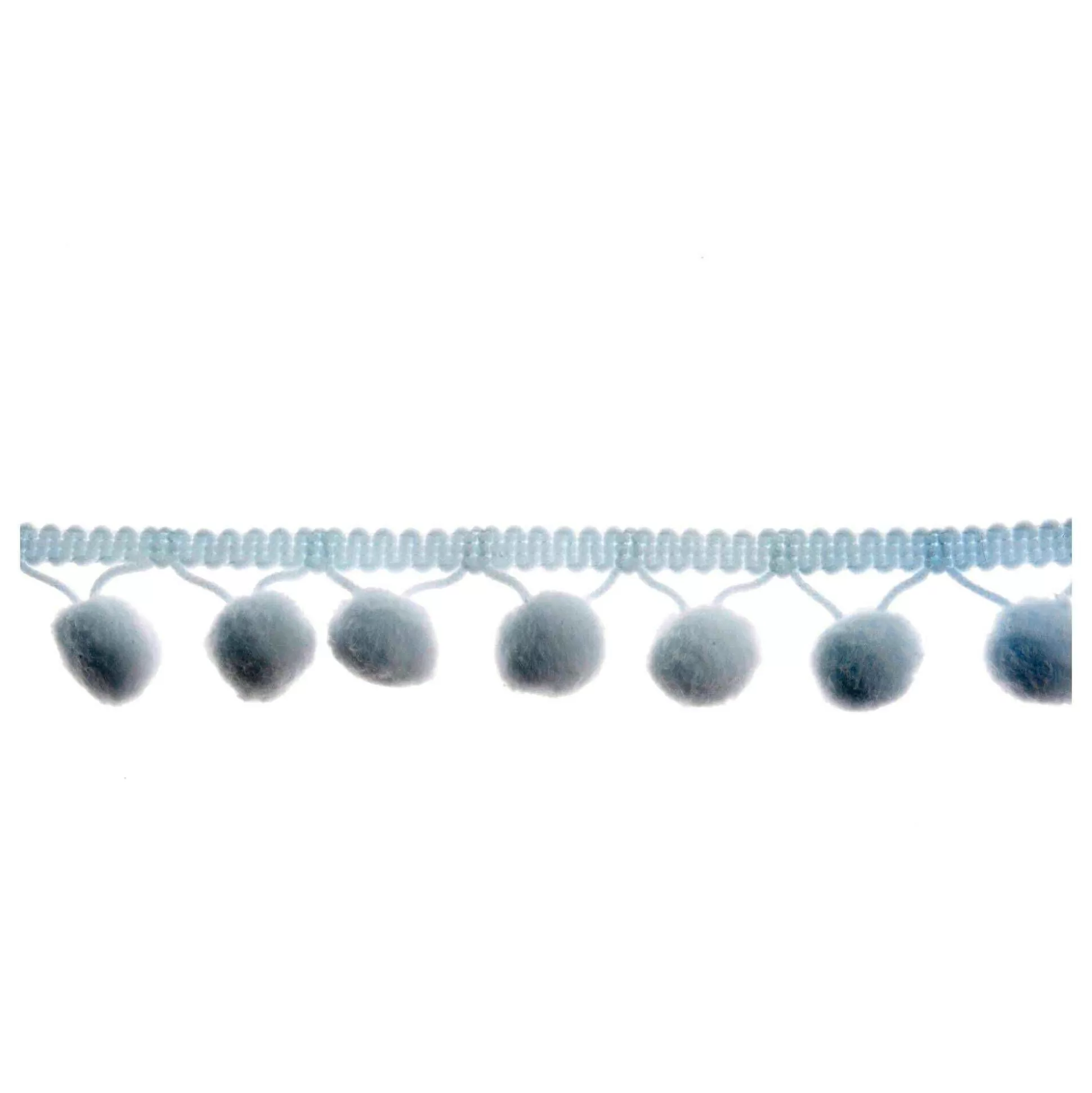 Light Blue 20Mm Pom Pom Trim By The Metre-Hobbycraft Online
