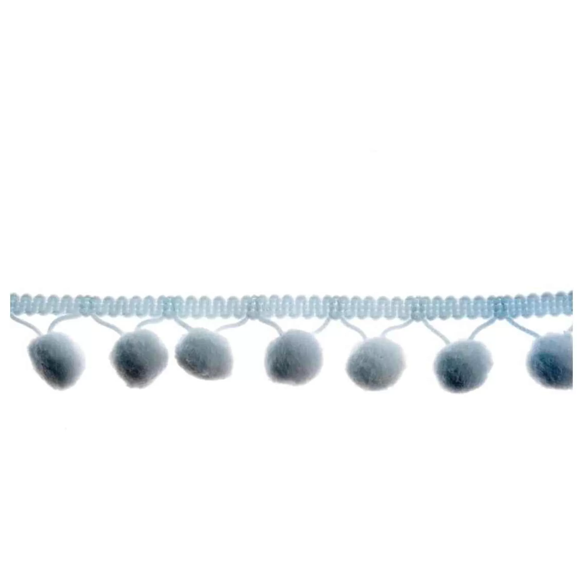 Light Blue 20Mm Pom Pom Trim By The Metre-Hobbycraft Online