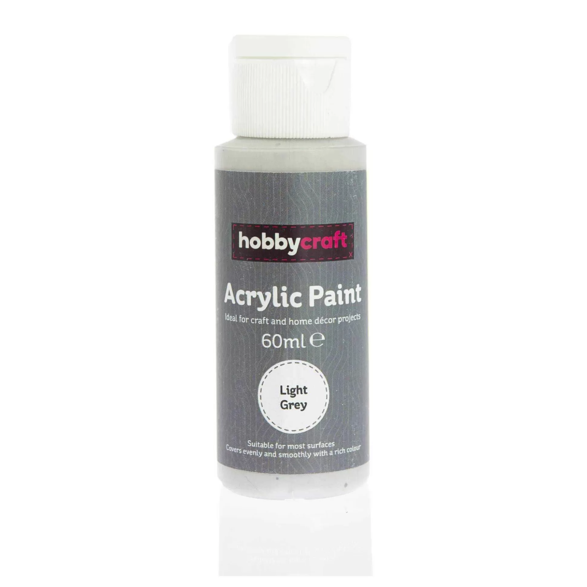 Light Grey Acrylic Paint 60Ml-Hobbycraft Online