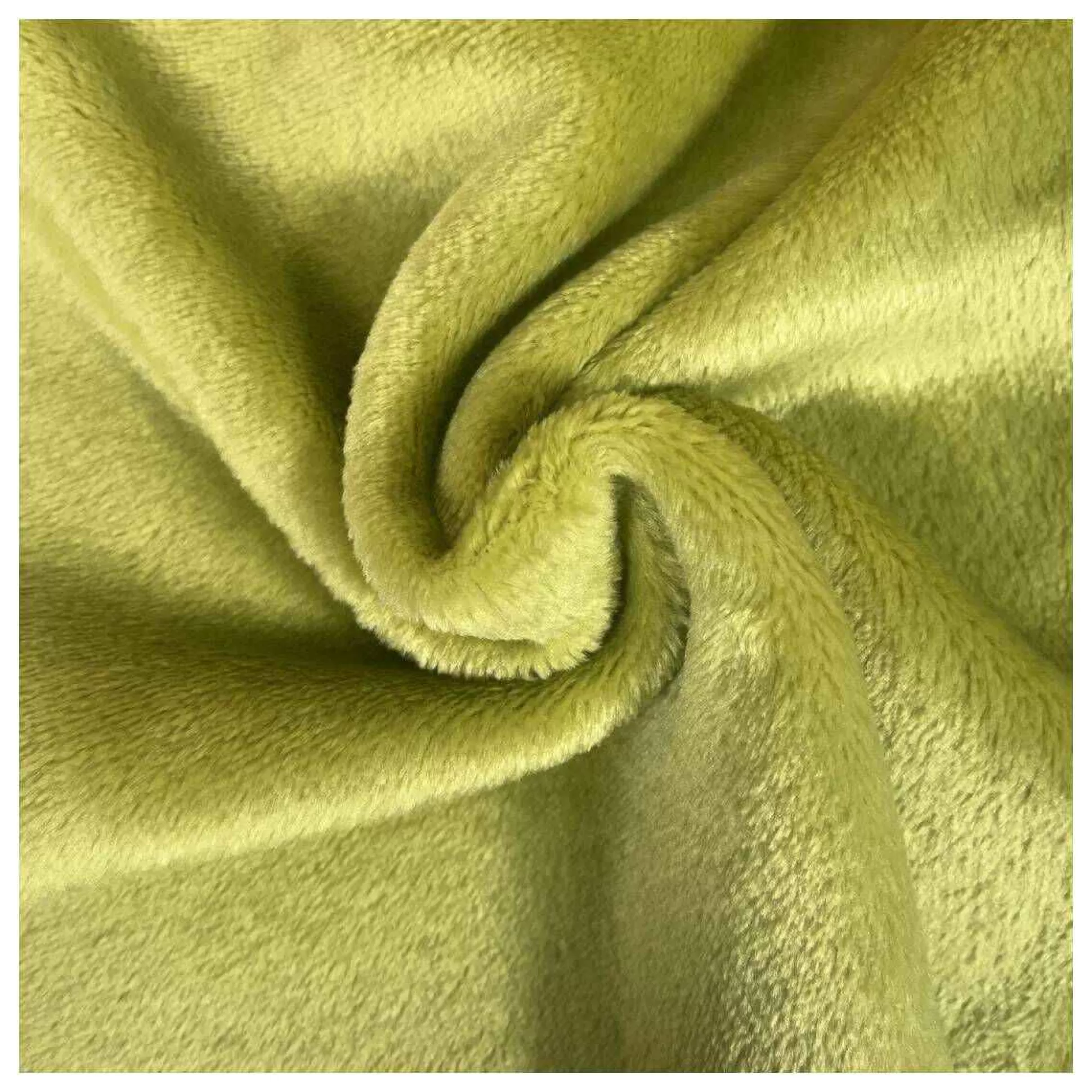 Lime Cuddle Fleece Fabric By The Metre-Hobbycraft Shop