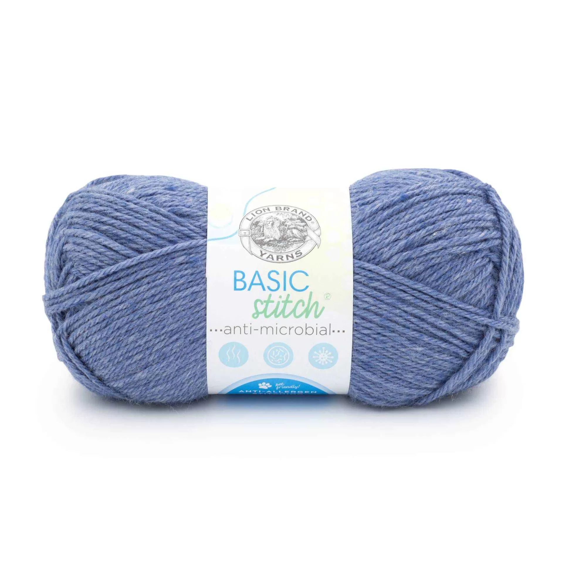 Lion Brand Bluestone Basic Stitch Anti-Microbial Yarn 100G-Hobbycraft Store