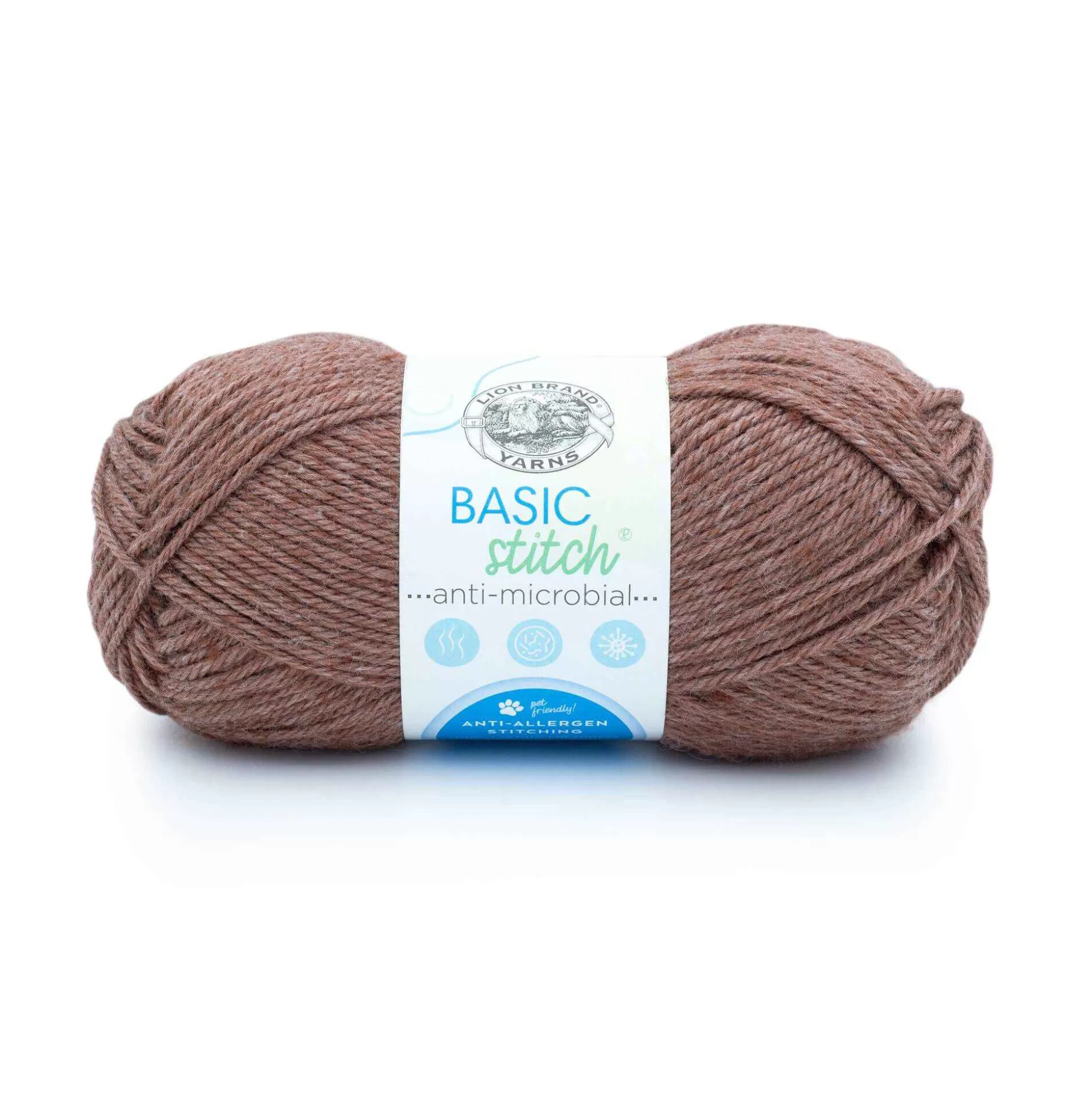 Lion Brand Clay Basic Stitch Anti-Microbial Yarn 100G-Hobbycraft Shop