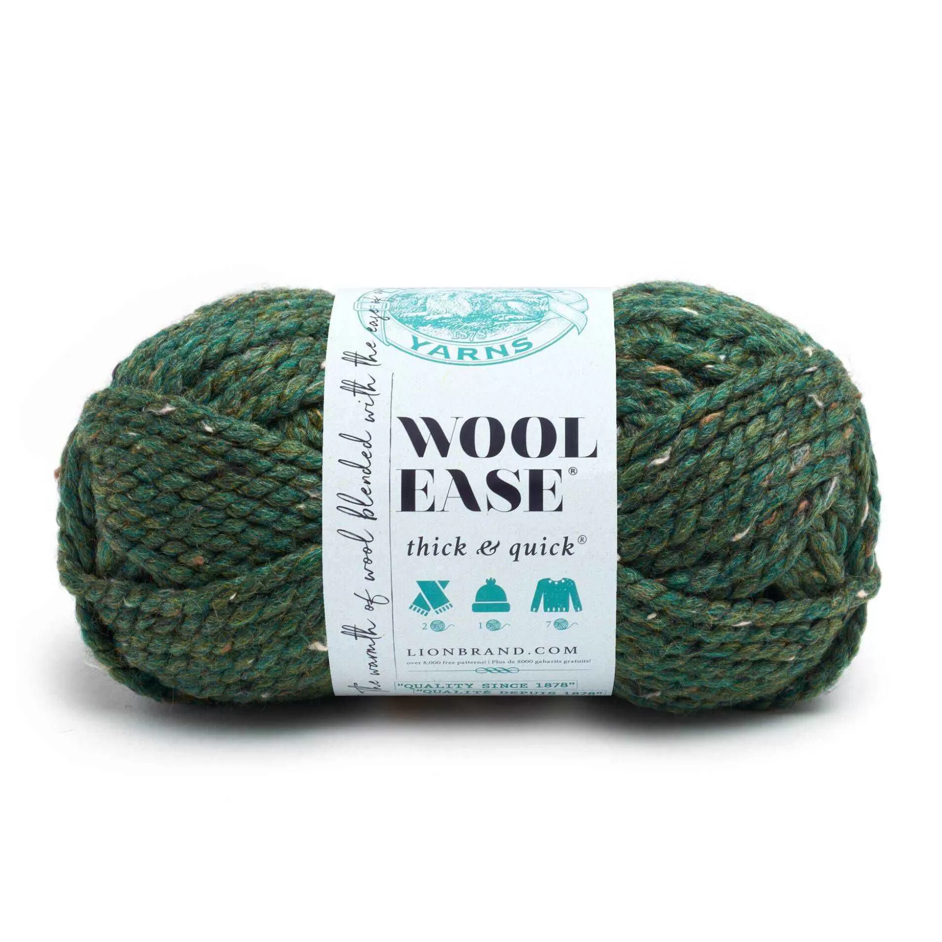 Lion Brand Kale Wool-Ease Thick & Quick Yarn 170G-Hobbycraft Hot