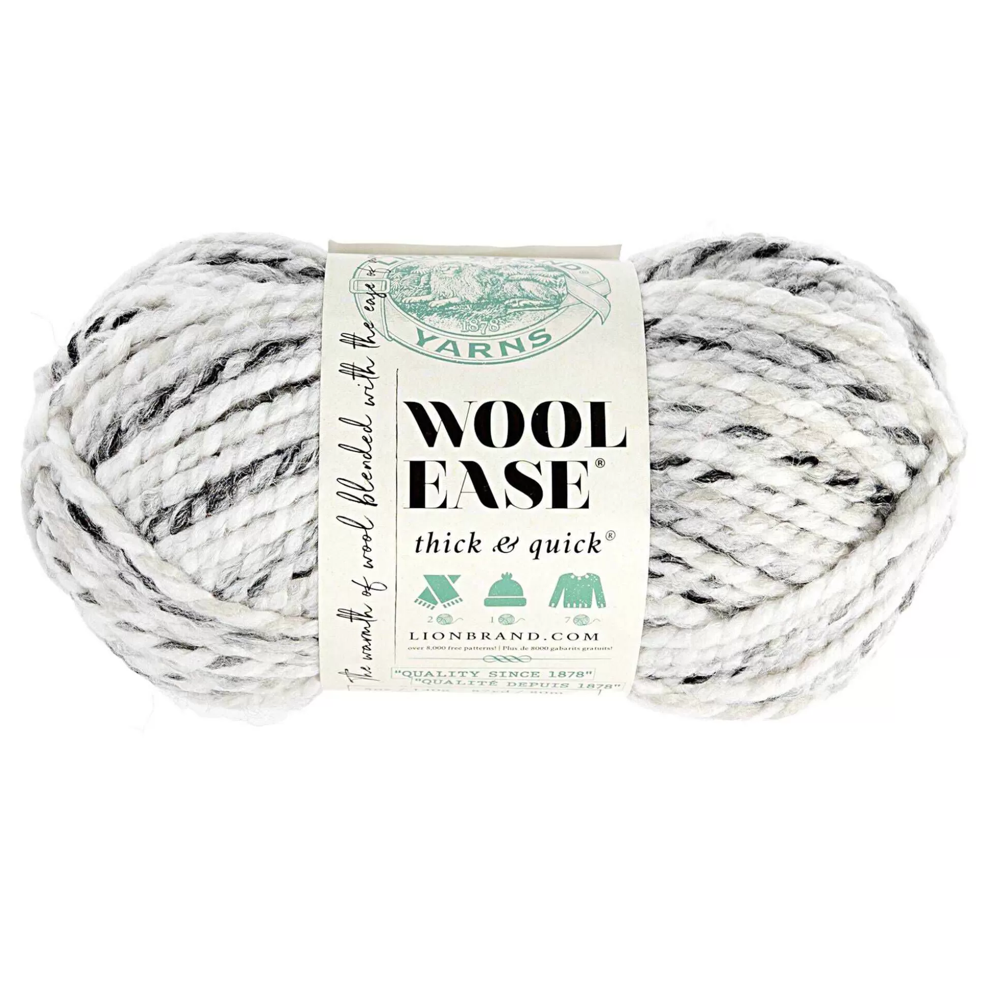 Lion Brand Marble Wool-Ease Thick & Quick Yarn 170G-Hobbycraft Discount