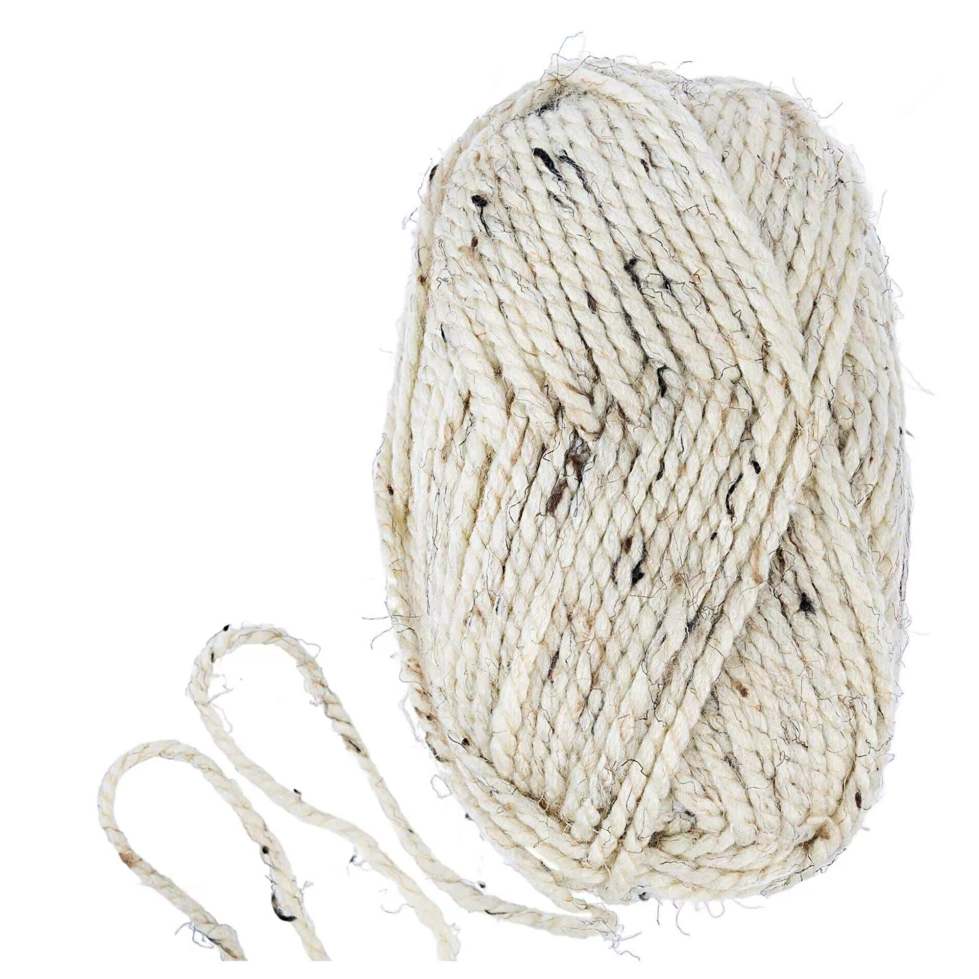 Lion Brand Oatmeal Wool-Ease Thick & Quick Yarn 170G-Hobbycraft Clearance