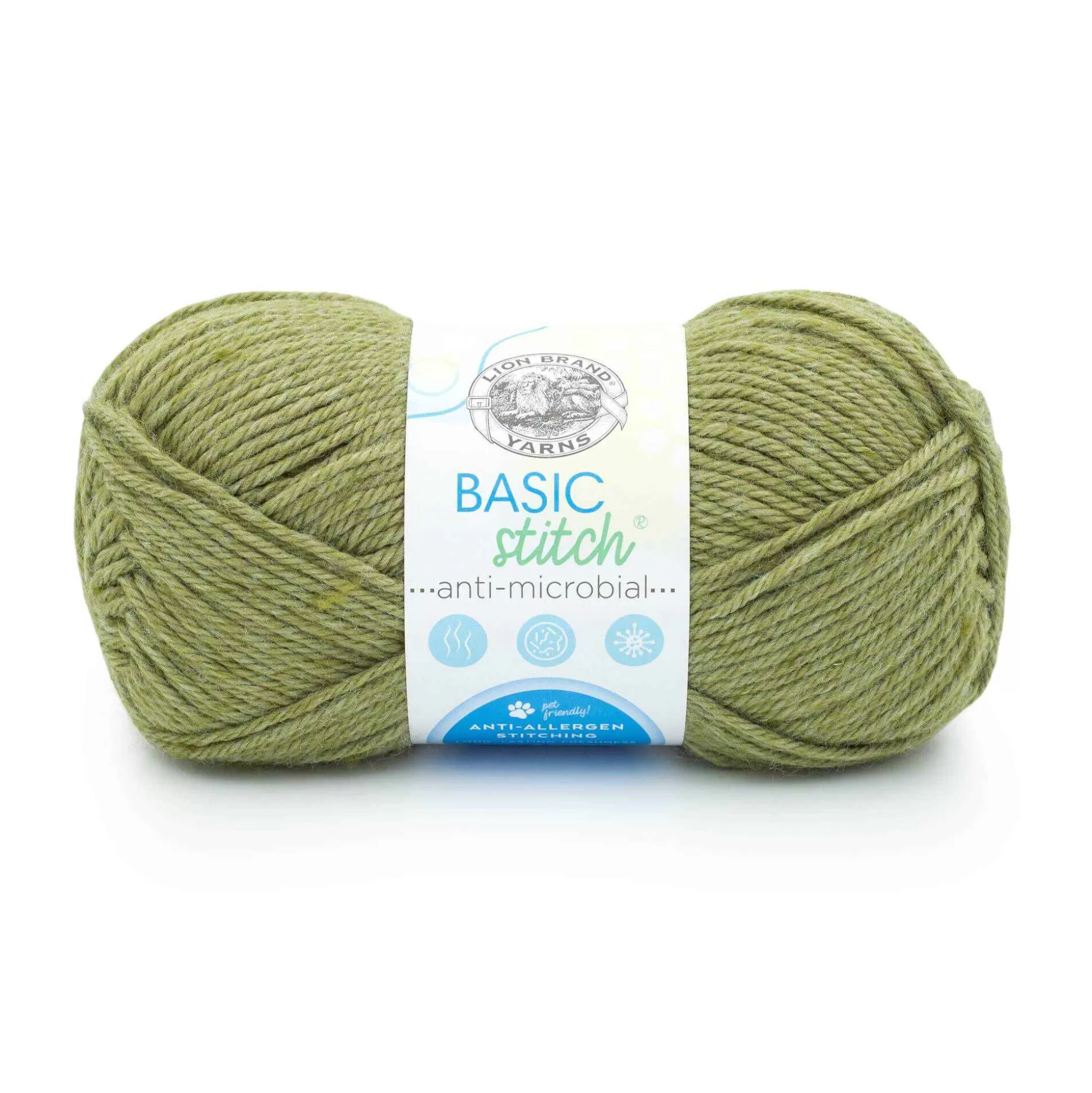 Lion Brand Olive Branch Basic Stitch Anti-Microbial Yarn 100G-Hobbycraft Flash Sale