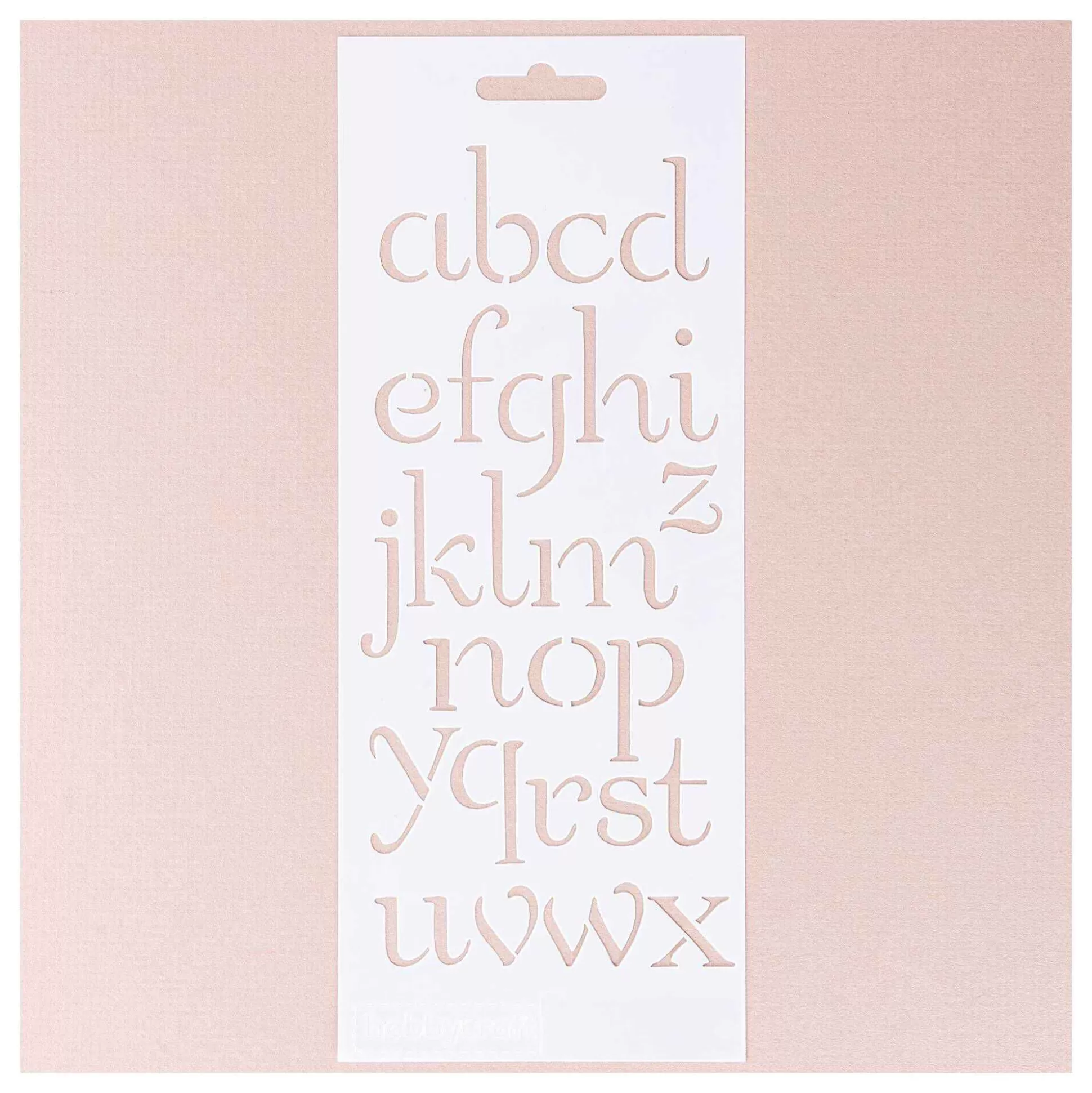 Lowercase Alphabet Stencil 10Cm X 25Cm-Hobbycraft Cheap