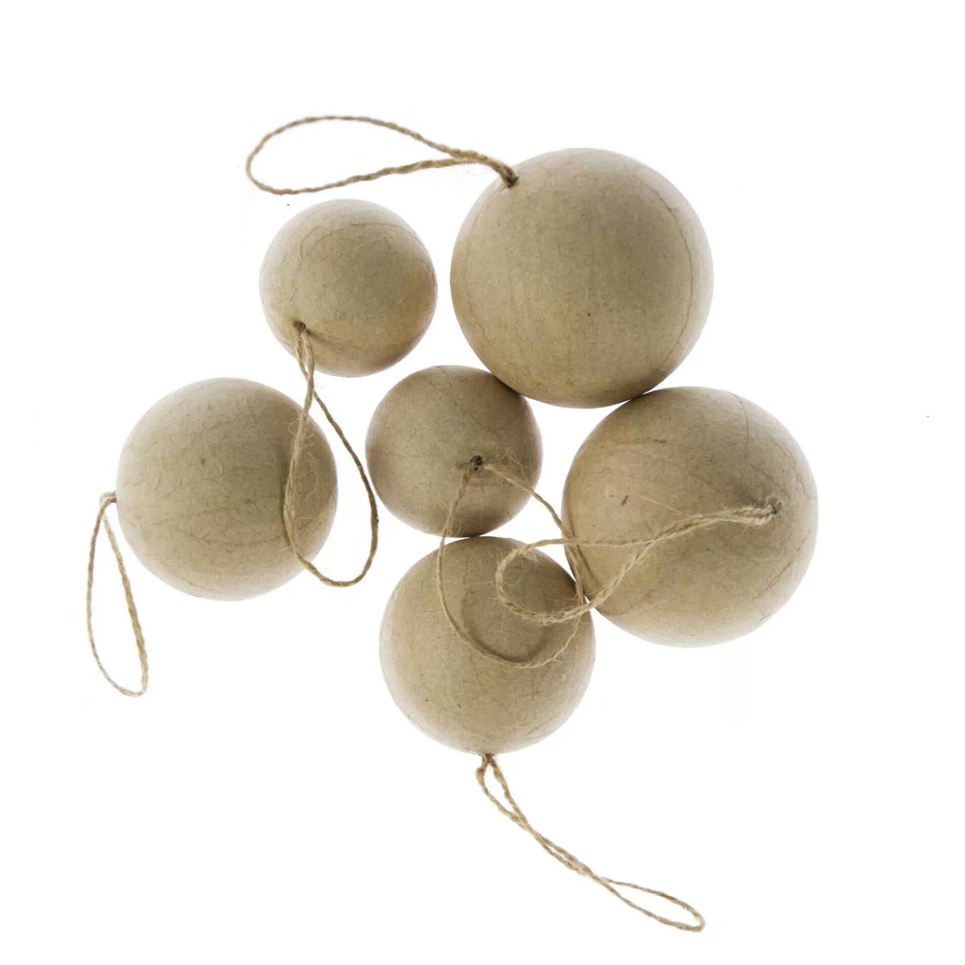 Mache Baubles 6 Pack-Hobbycraft Sale