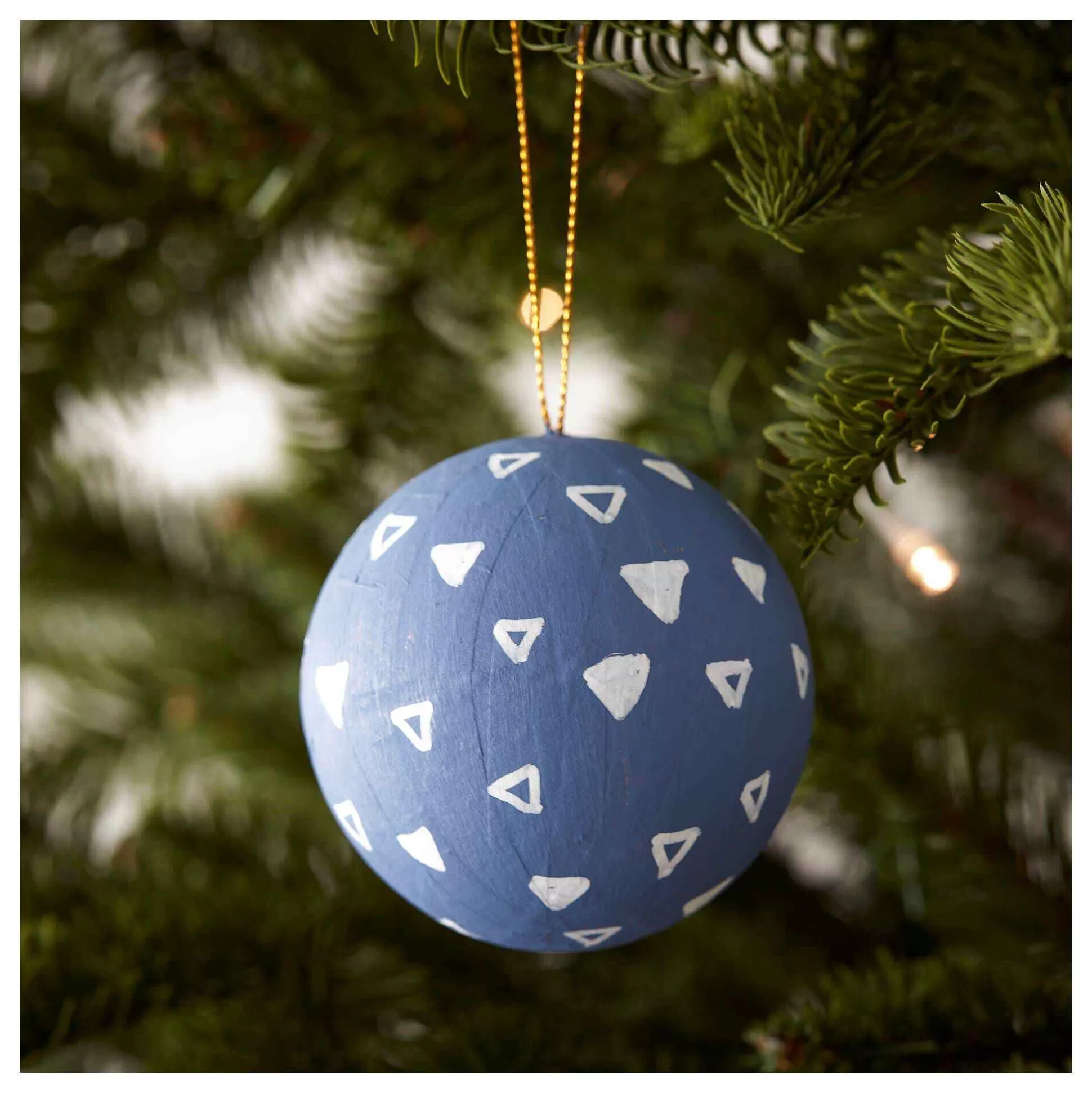 Mache Hanging Ball Decoration 7Cm-Hobbycraft Best