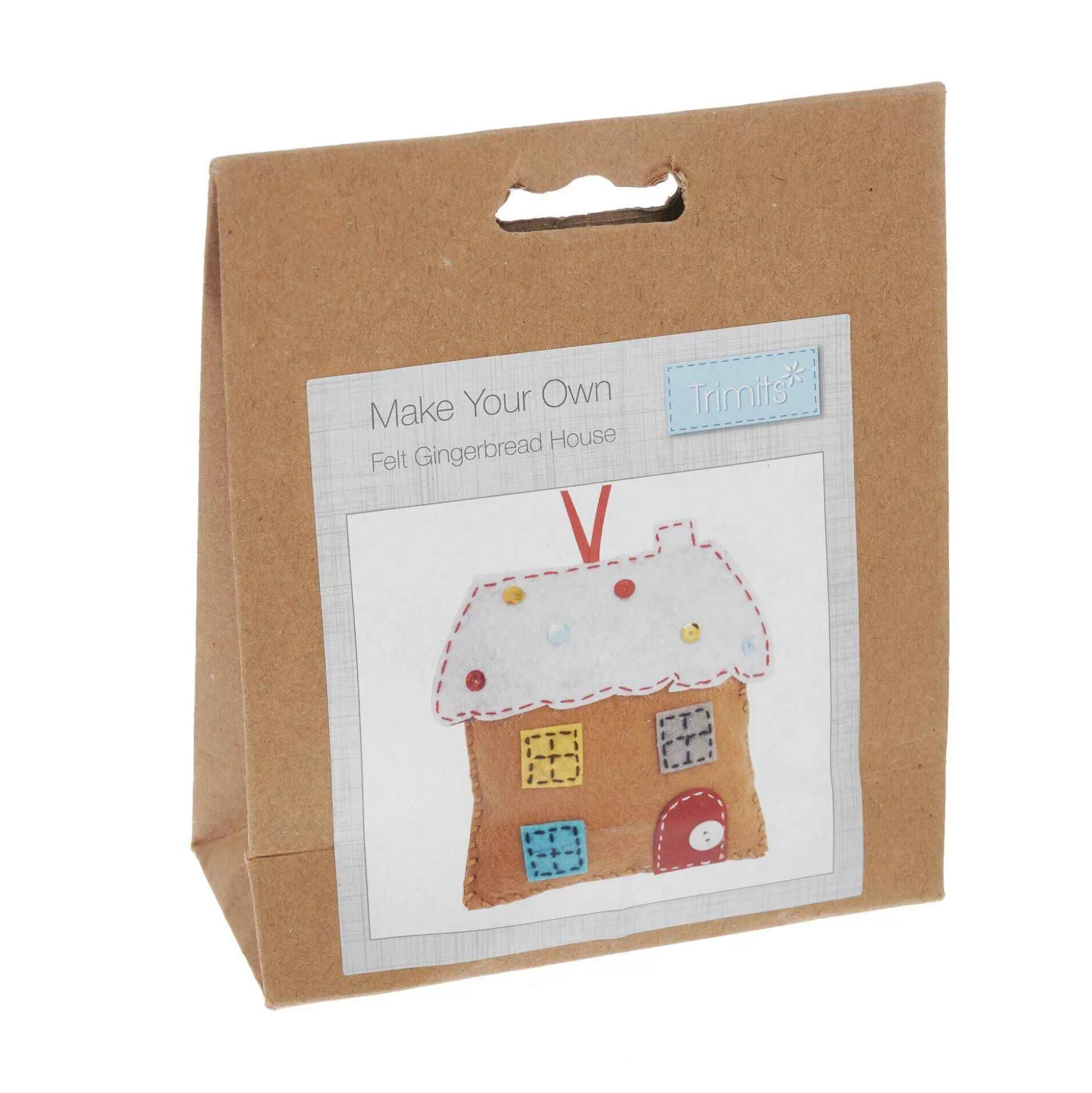 Make Your Own Felt Gingerbread House Decoration-Hobbycraft Shop