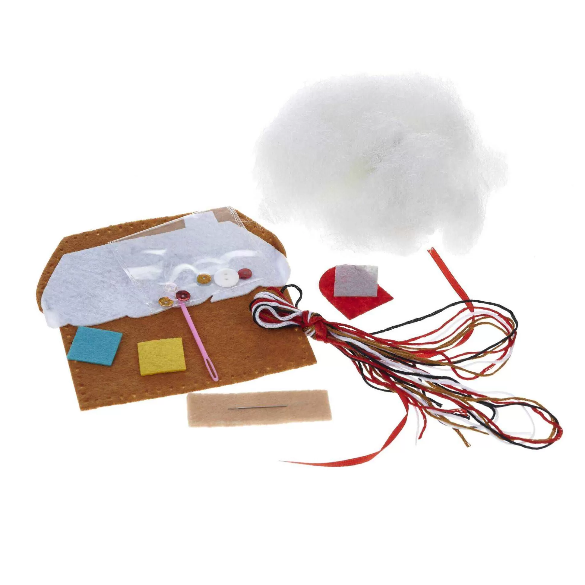 Make Your Own Felt Gingerbread House Decoration-Hobbycraft Shop
