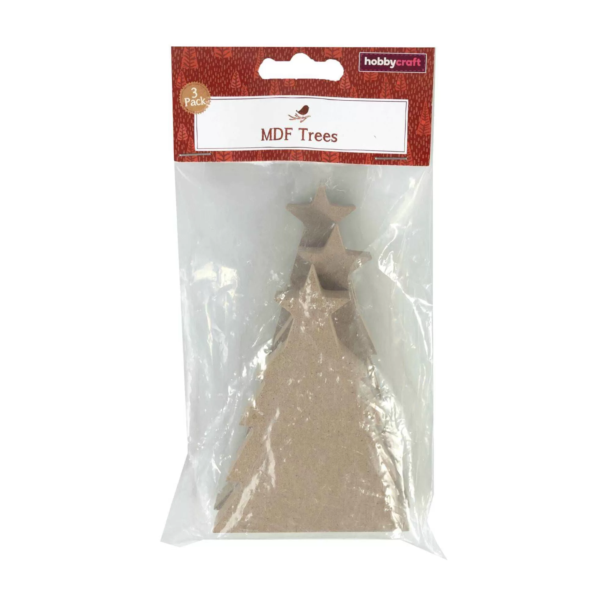 Mdf Christmas Trees 3 Pack-Hobbycraft New