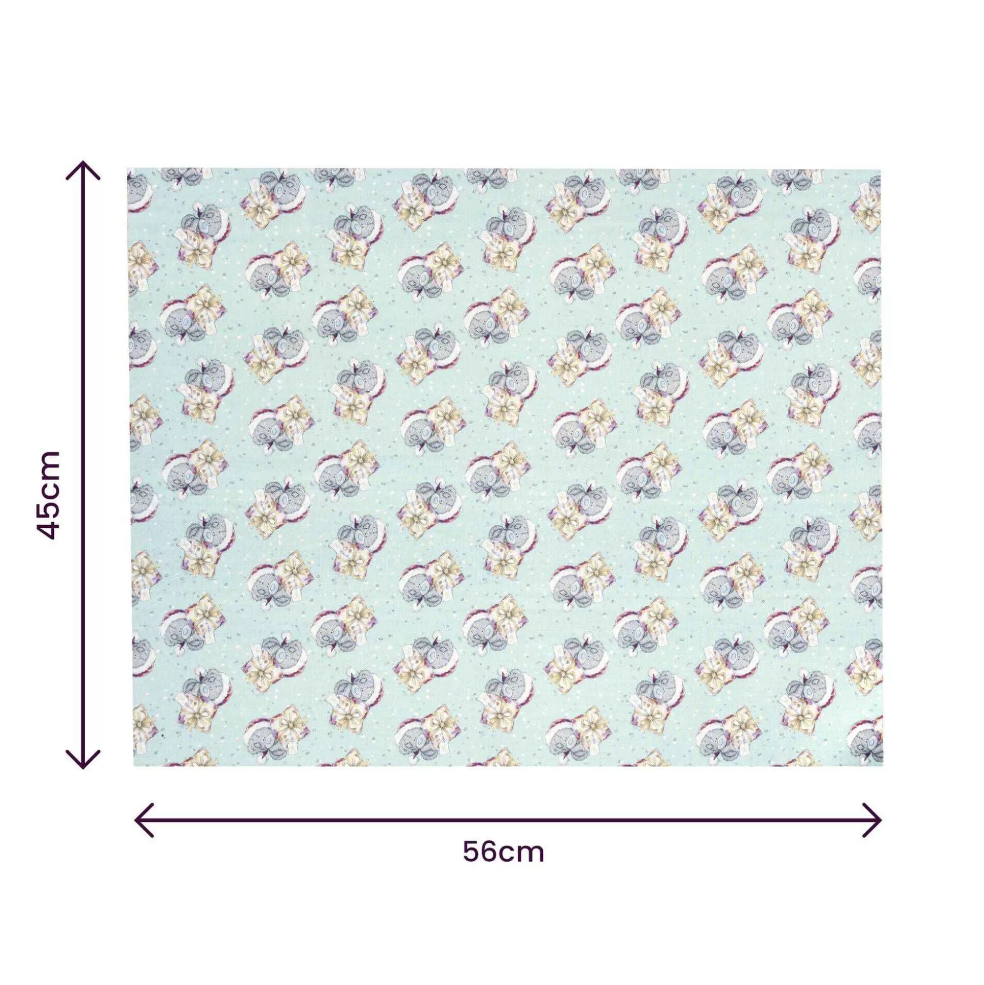 Me To You Baubles Cotton Fat Quarters 4 Pack-Hobbycraft New