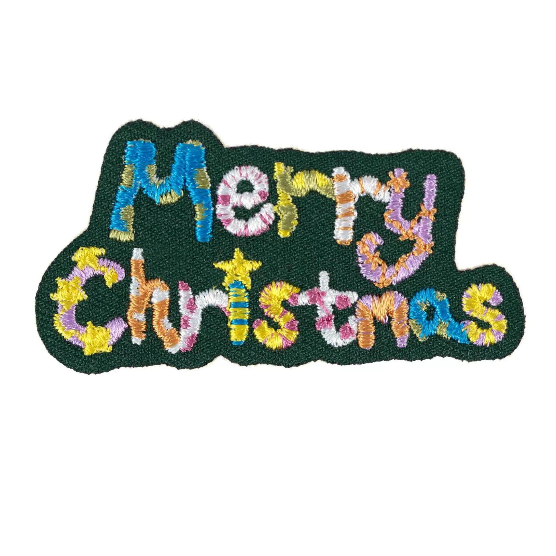 Merry Christmas Iron-On Patch-Hobbycraft Flash Sale