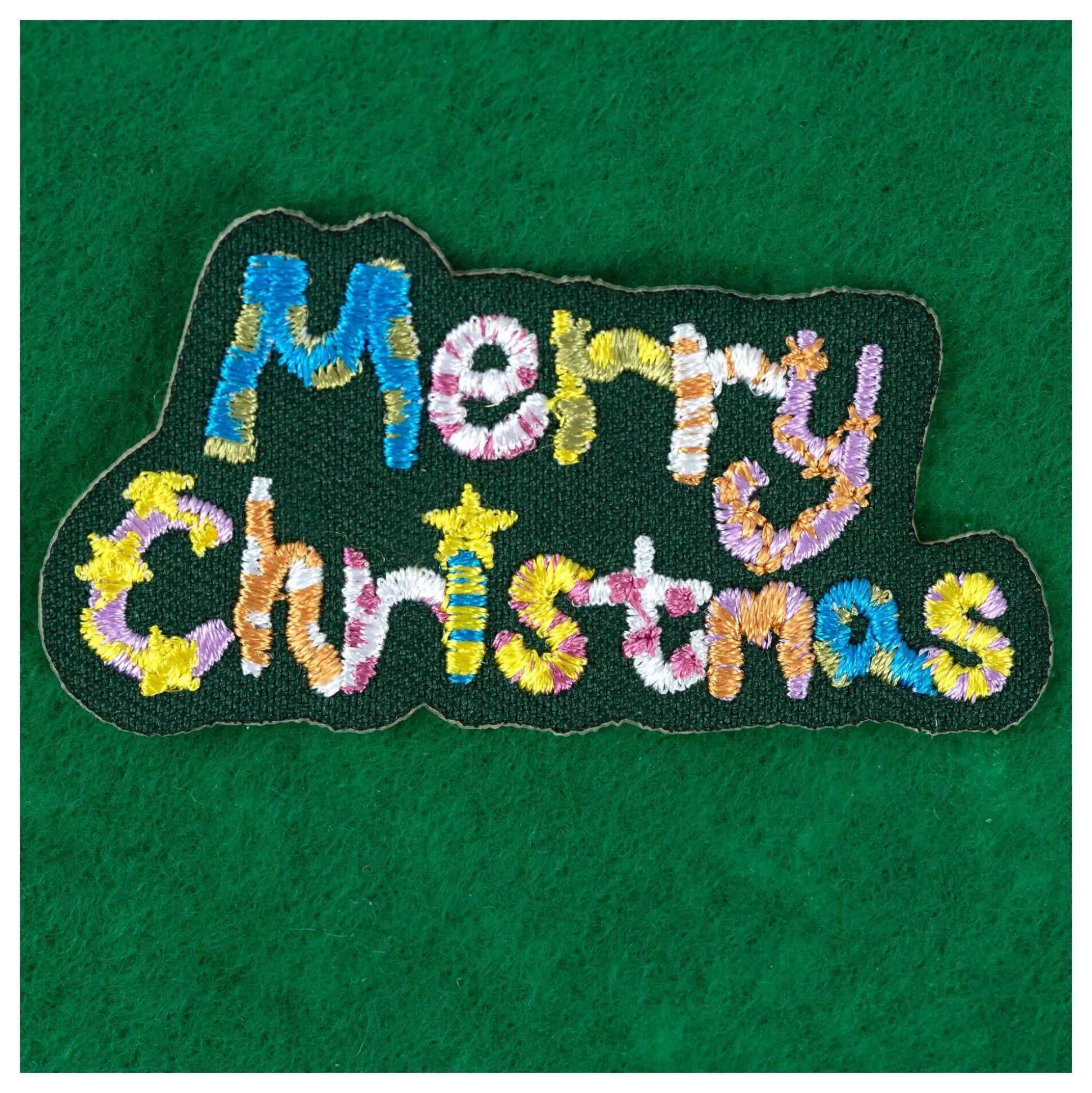 Merry Christmas Iron-On Patch-Hobbycraft Flash Sale