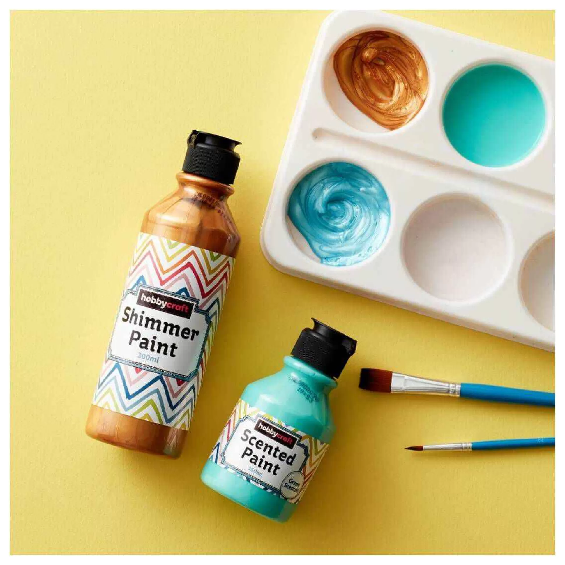 Metallic Gold Ready Mixed Shimmer Paint 300Ml-Hobbycraft Discount