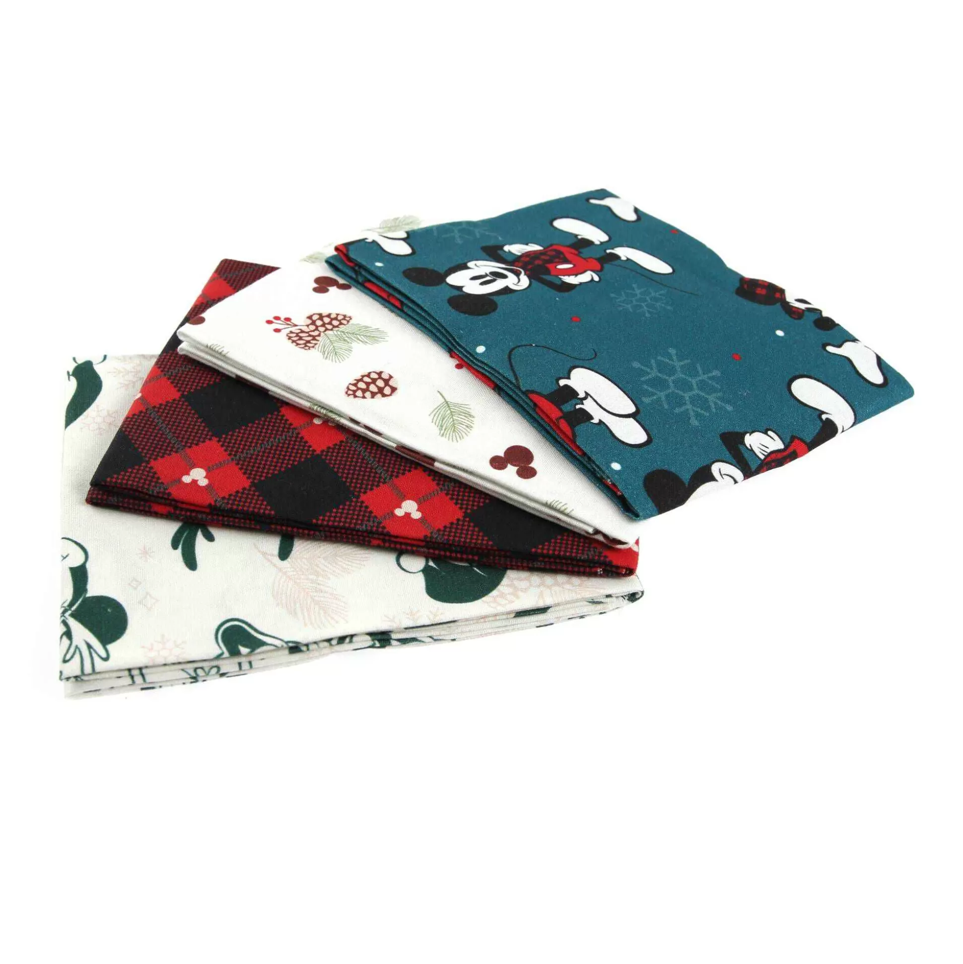 mickey_and_friends_christmas_cotton_fat_quarters_4_pack_2.webp Mickey And Friends Christmas Cotton Fat Quarters 4 Pack-Hobbycraft Outlet