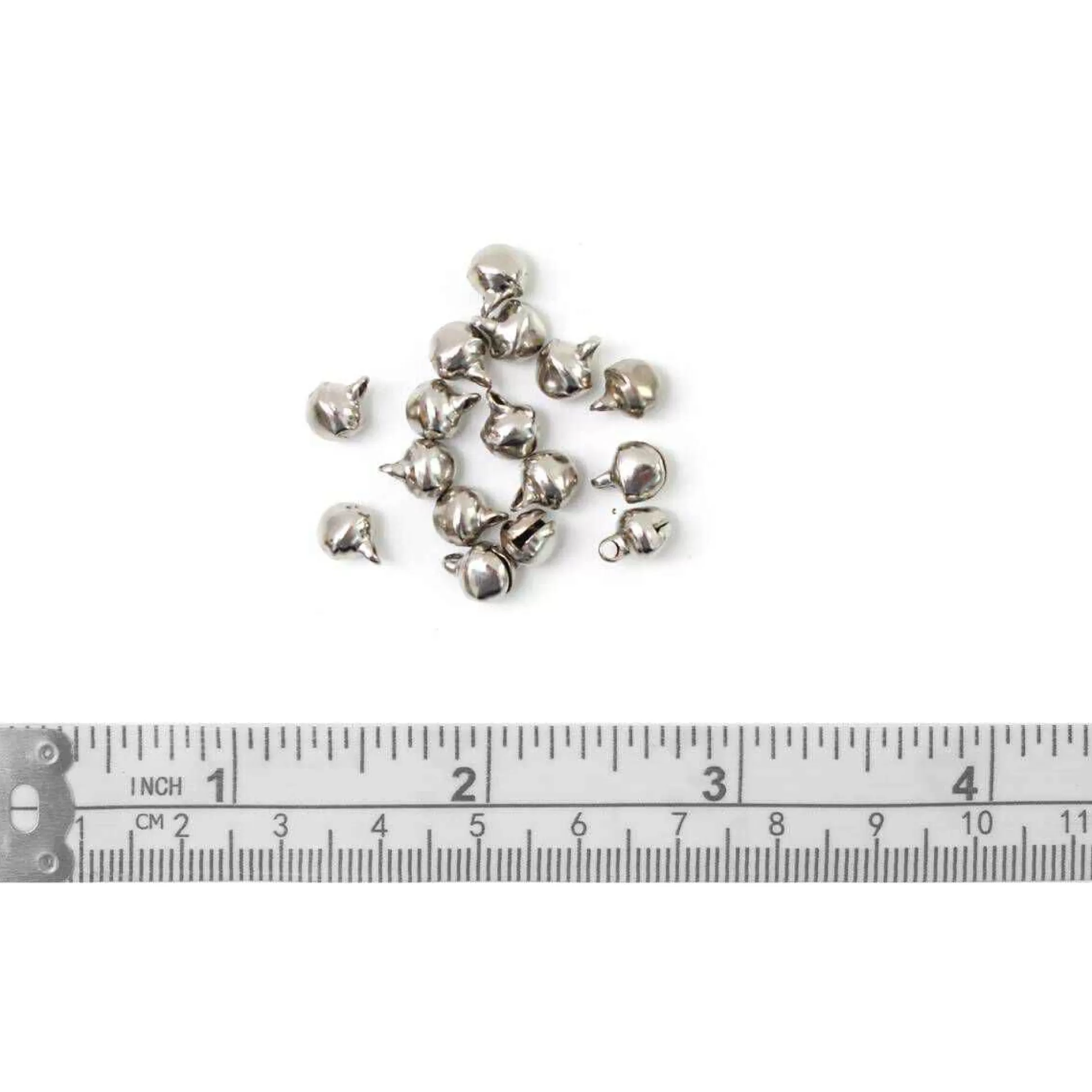 Mini Silver Jingle Bells 60 Pack-Hobbycraft Fashion