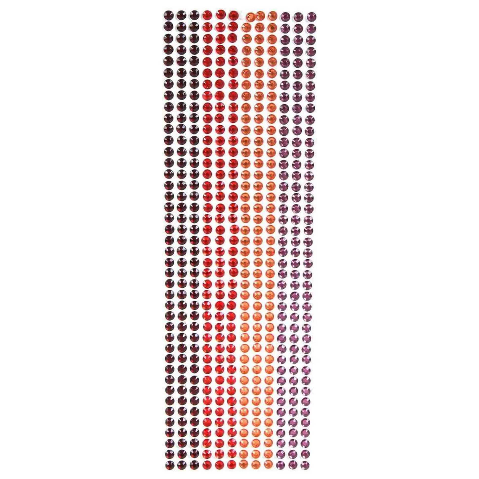 Mixed Red Adhesive Gems 6Mm 504 Pack-Hobbycraft Sale