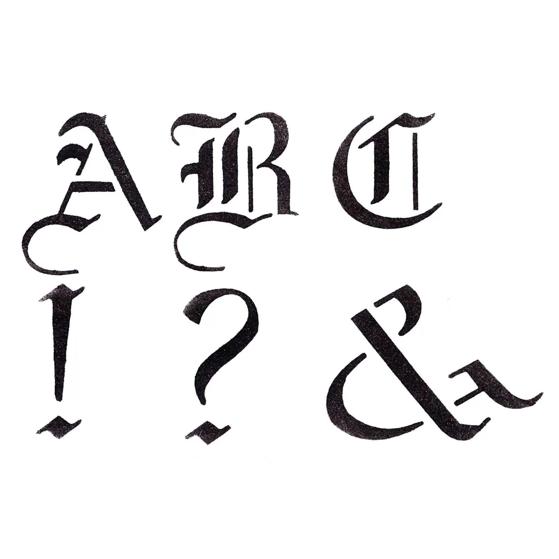 Monogram Alphabet Stencil 21Cm X 29Cm-Hobbycraft Outlet