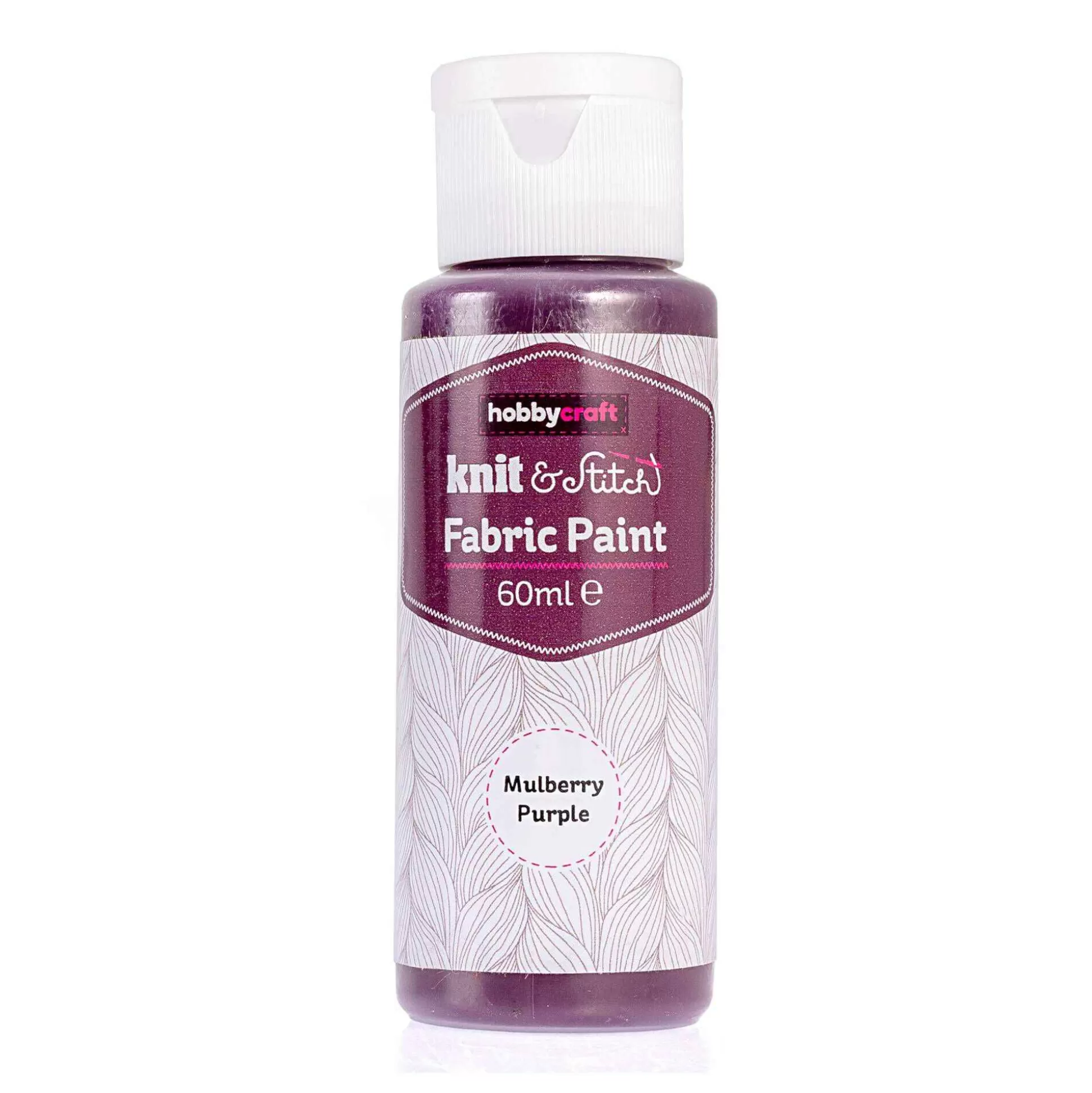 Mulberry Purple Fabric Paint 60Ml-Hobbycraft Shop