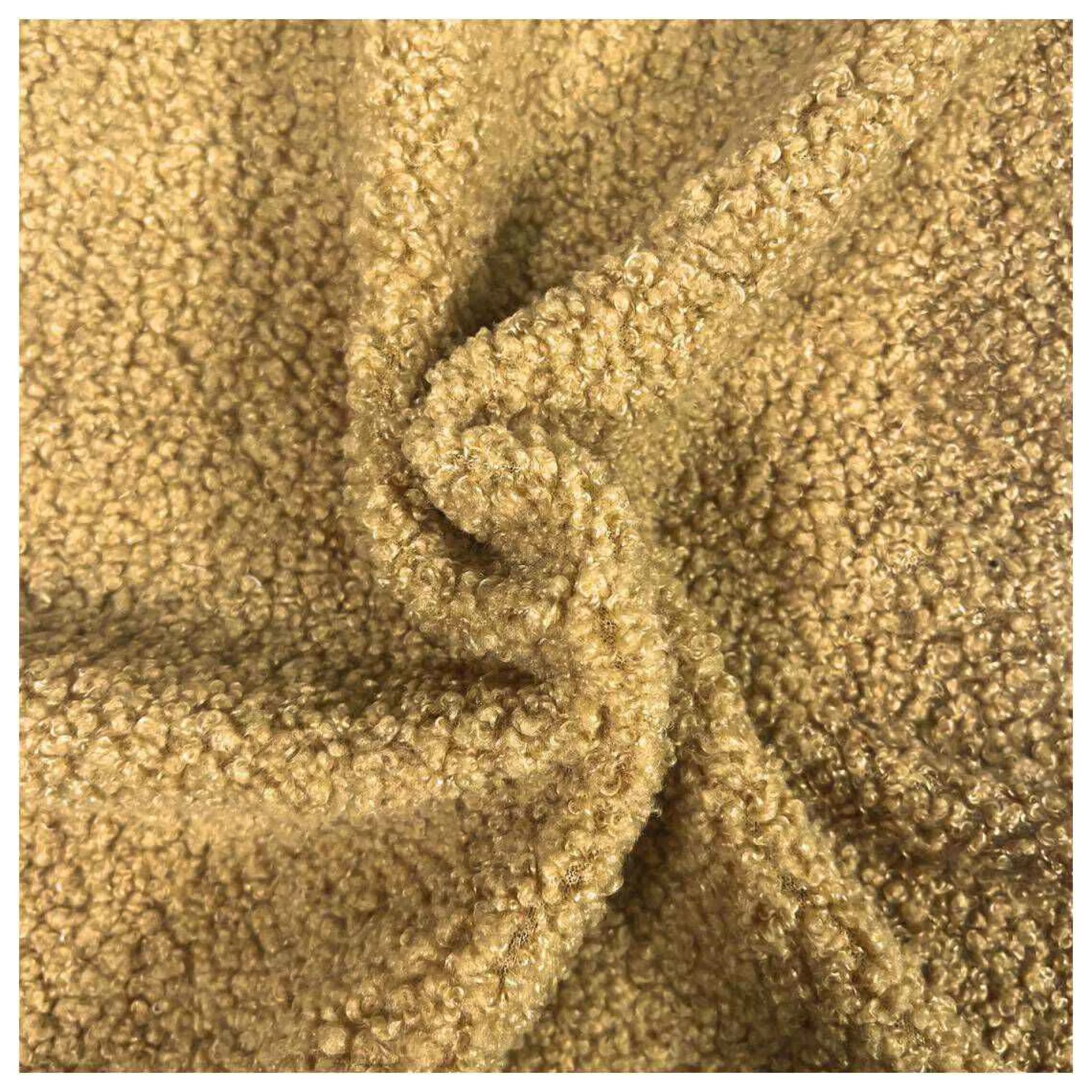 Mustard Teddy Fabric By The Metre-Hobbycraft Flash Sale