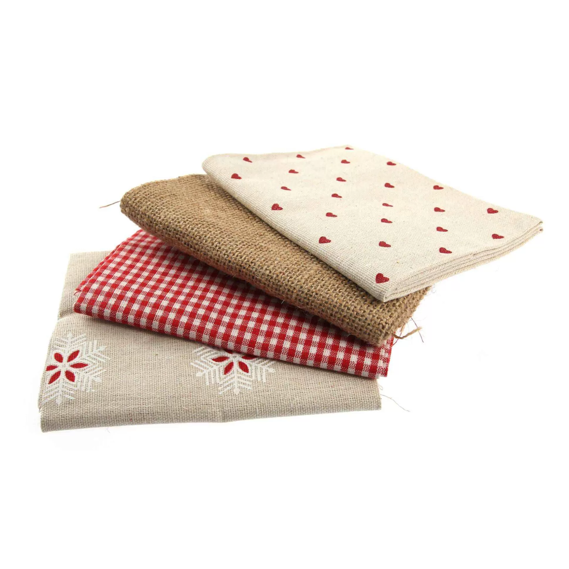 Natural Christmas Fat Quarters 4 Pack-Hobbycraft Cheap