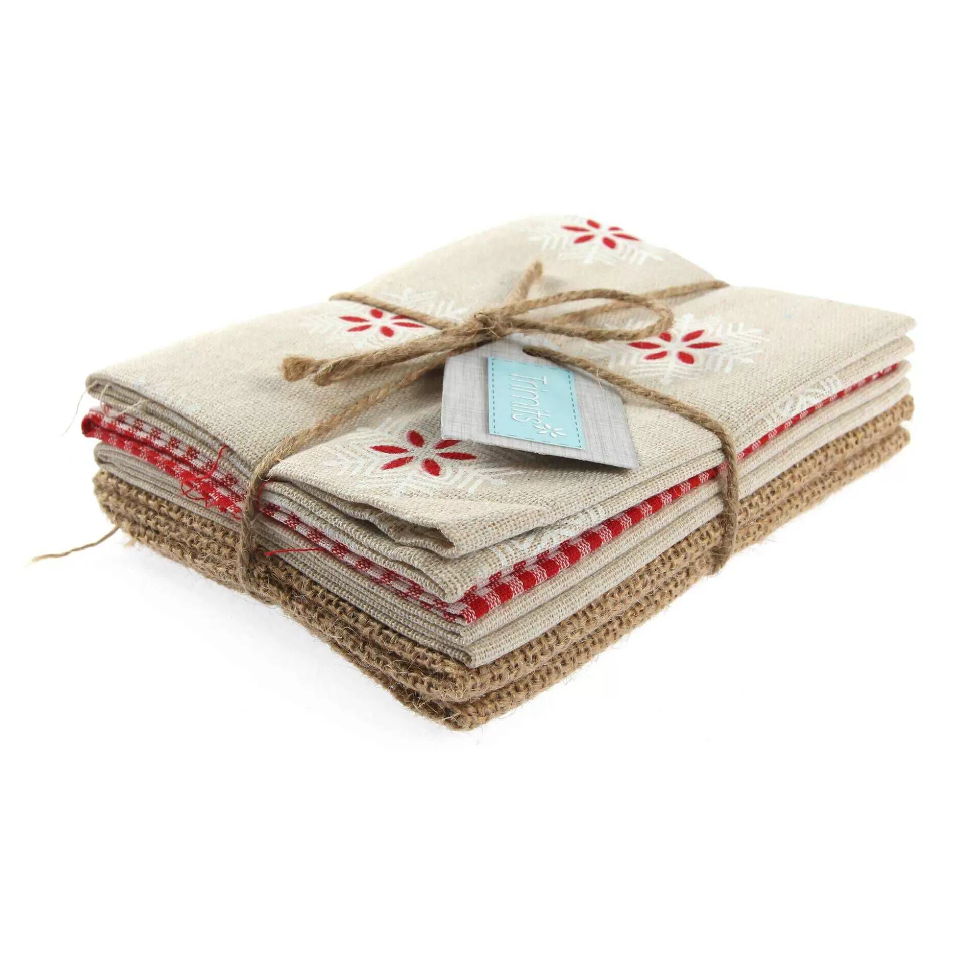 Natural Christmas Fat Quarters 4 Pack-Hobbycraft Cheap