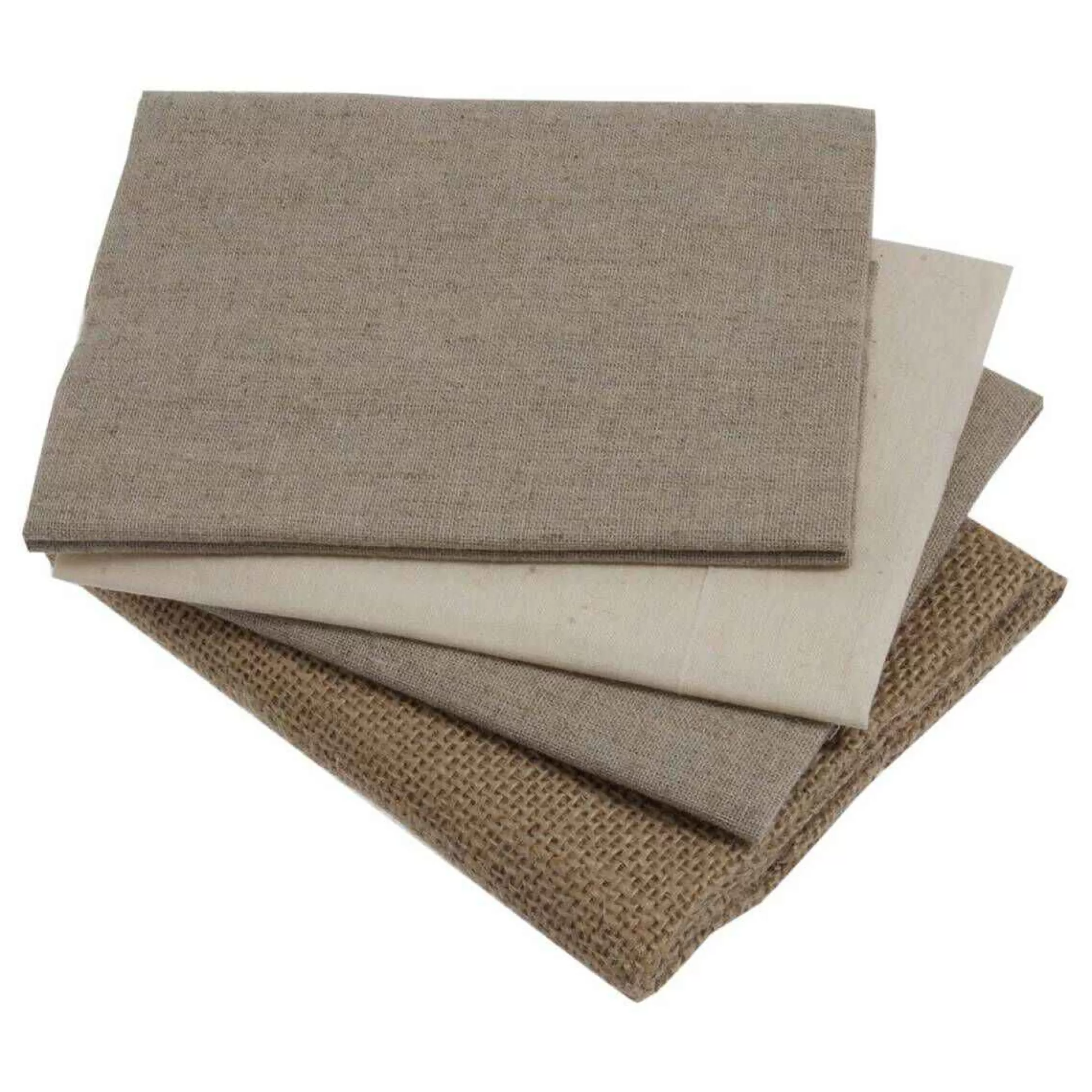 Natural Fat Quarters 4 Pack-Hobbycraft Flash Sale