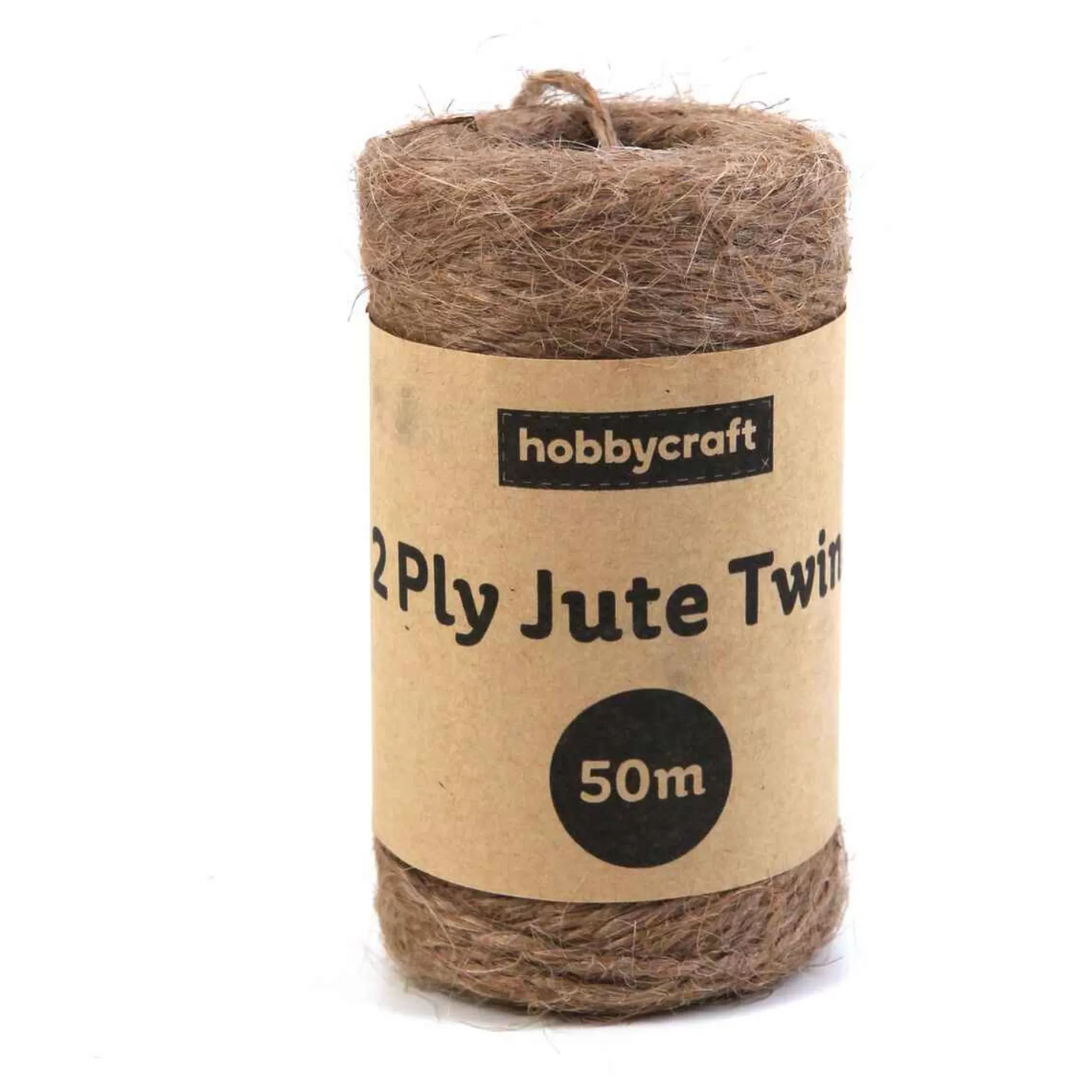 Natural Jute Twine 2 Ply 50M-Hobbycraft Fashion