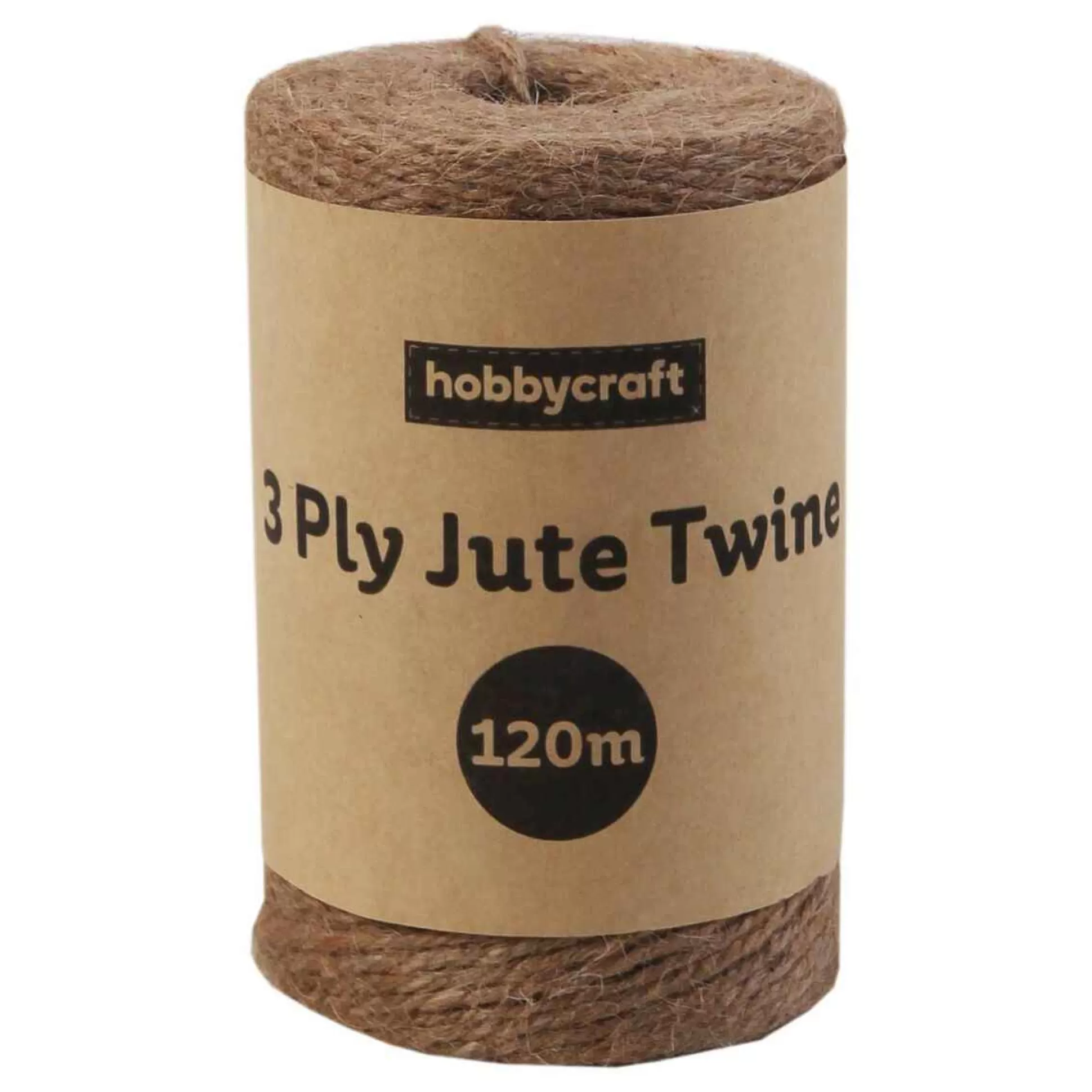 Natural Jute Twine 3 Ply 120M-Hobbycraft Store