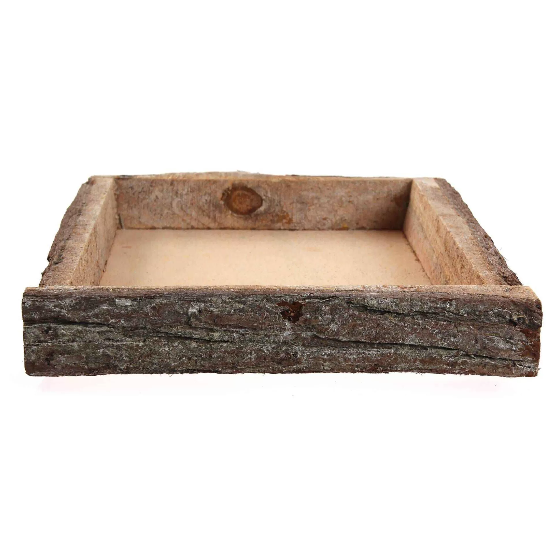 natural_wash_bark_wooden_tray_25cm_x_25cm_x_4cm_3.webp Natural Wash Bark Wooden Tray 25Cm X 25Cm X 4Cm-Hobbycraft Store