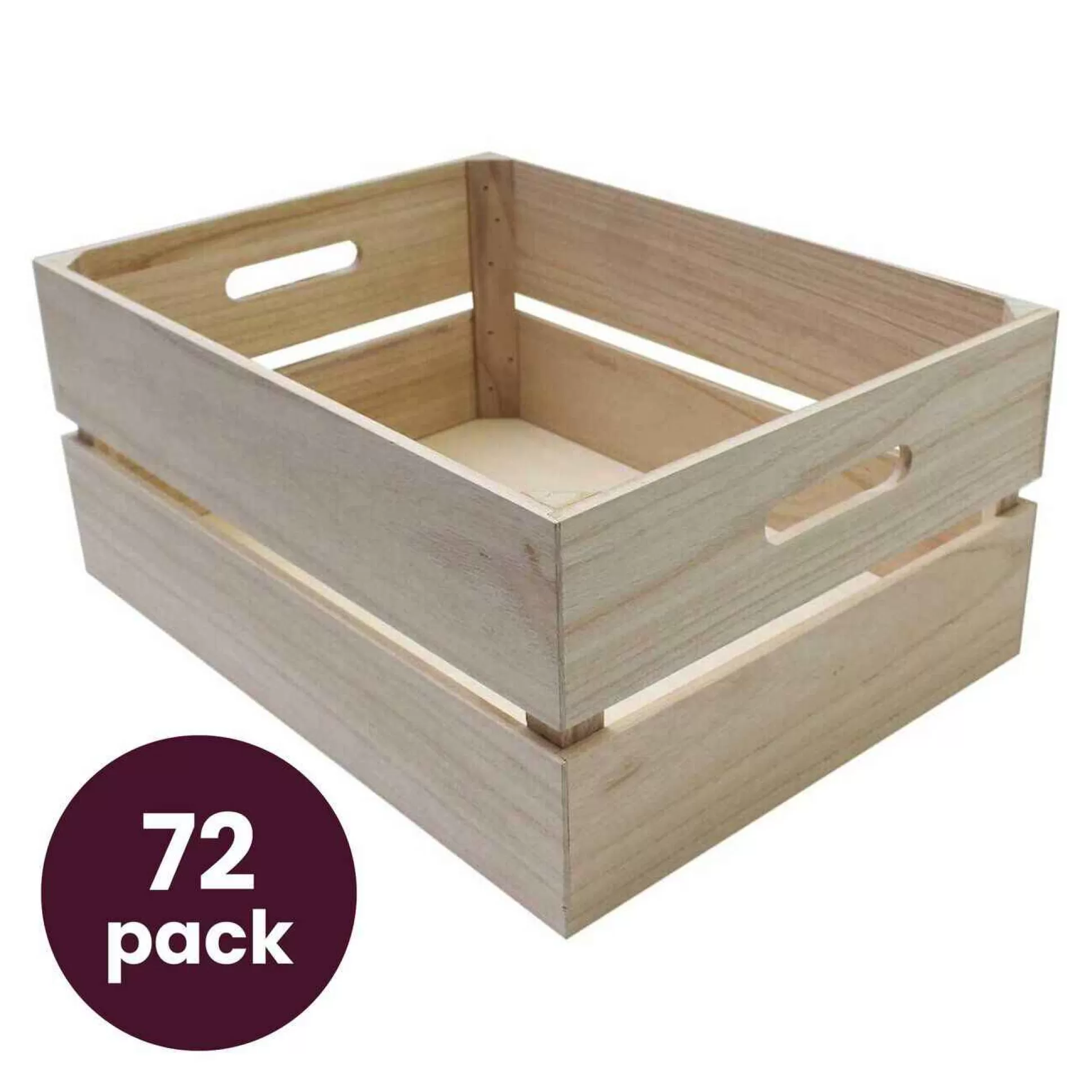 natural_wooden_crate_72_pack_bundle_1.webp Natural Wooden Crate 72 Pack Bundle-Hobbycraft Store