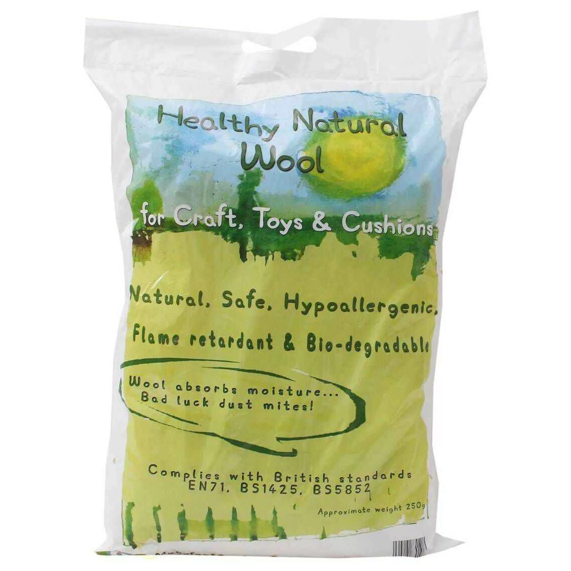 Natural Wool Toy Filling 250G-Hobbycraft Cheap