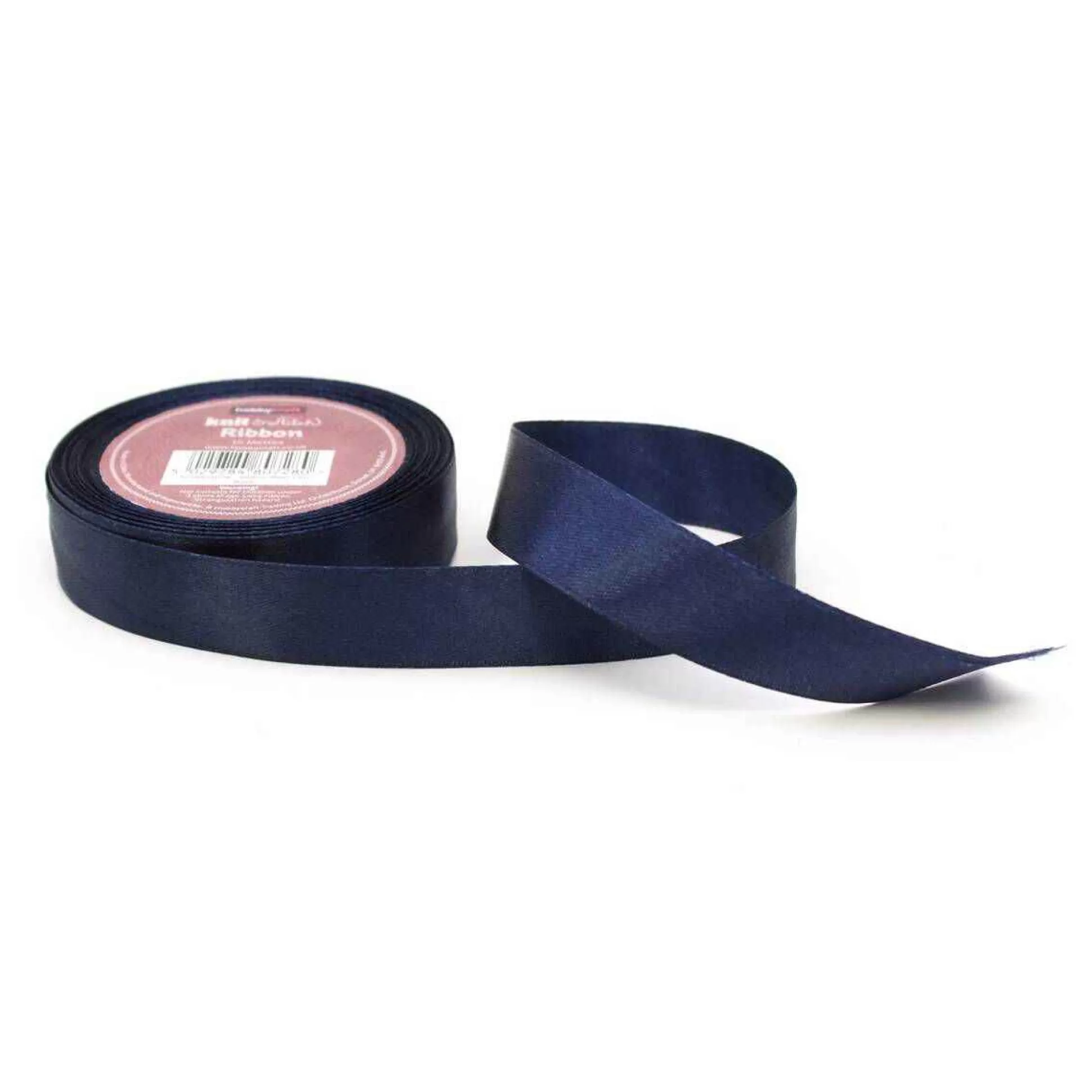 Navy Blue Satin Ribbon 20 Mm X 15 M-Hobbycraft Fashion