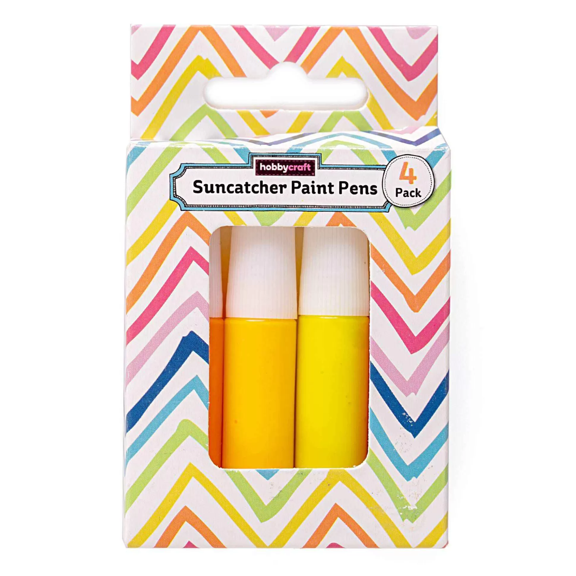Neon Suncatcher Paint Pens 6Ml 4 Pack-Hobbycraft Store