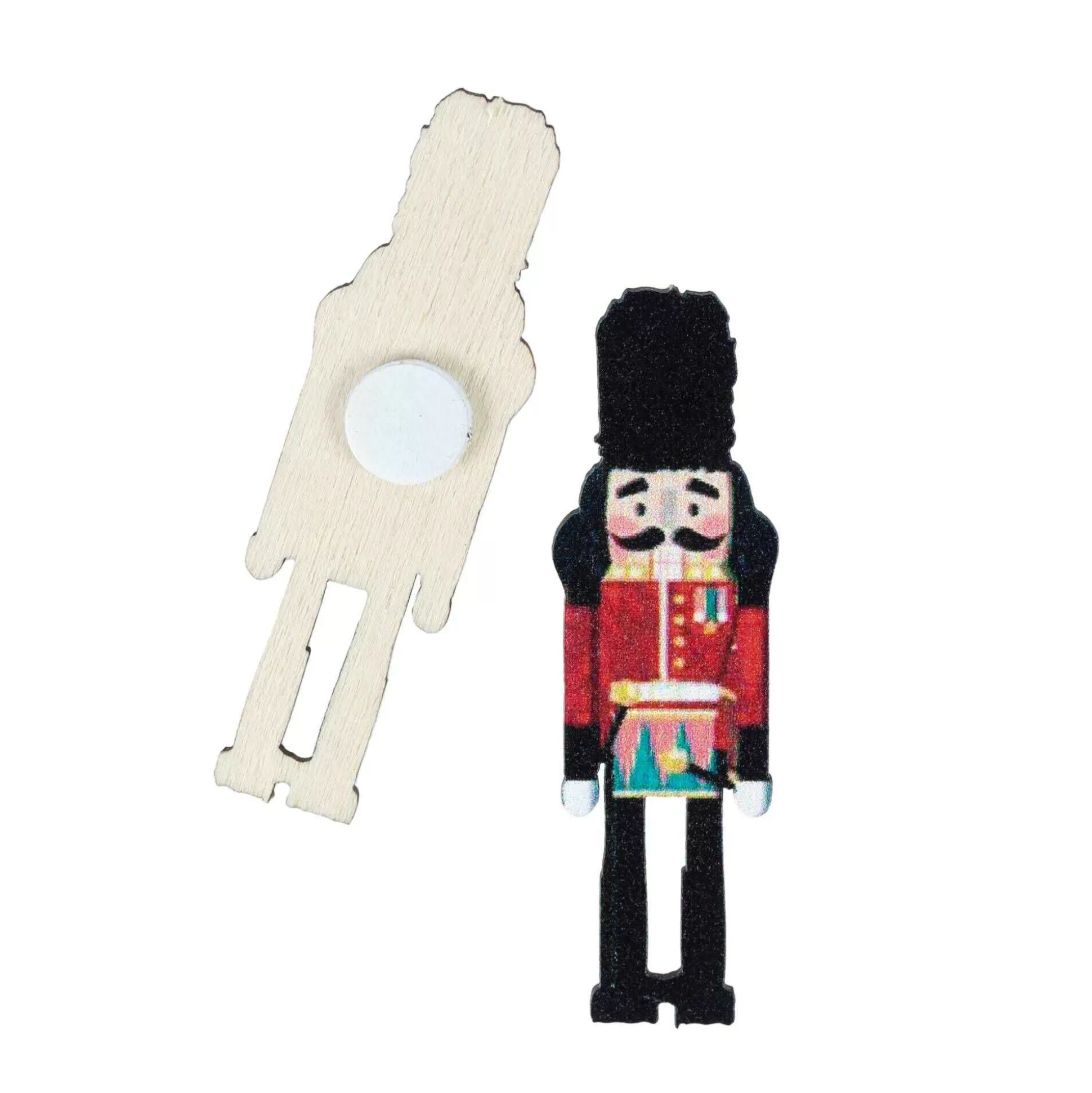 Nutcracker Wooden Toppers 4 Pack-Hobbycraft Best