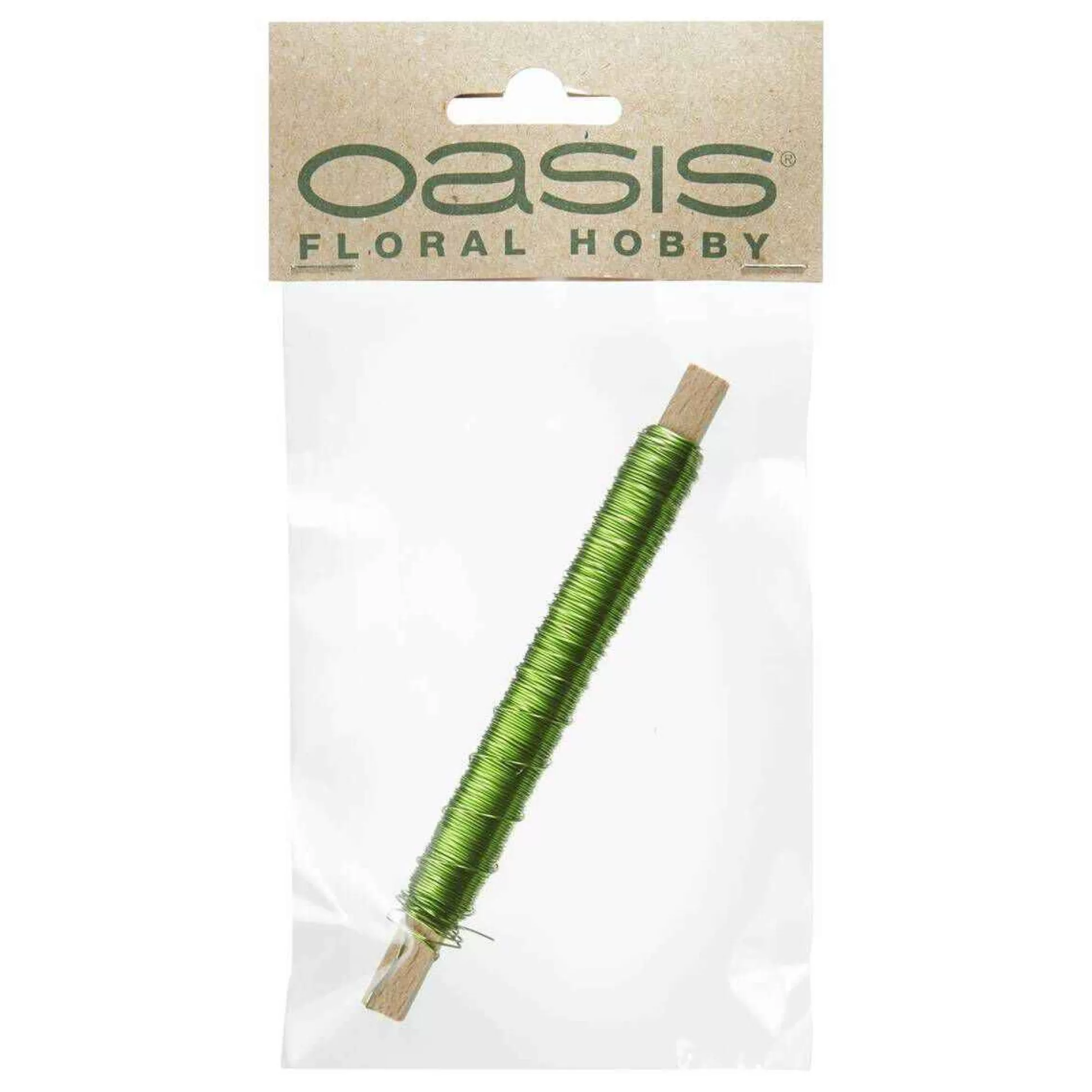 Oasis Apple Green Metallic Wire Stick 50G-Hobbycraft Cheap
