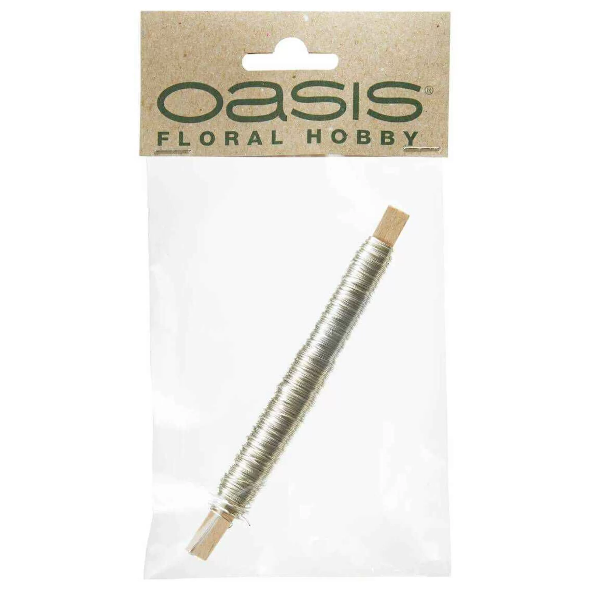 Oasis Silver Metallic Wire Stick 50G-Hobbycraft Best Sale