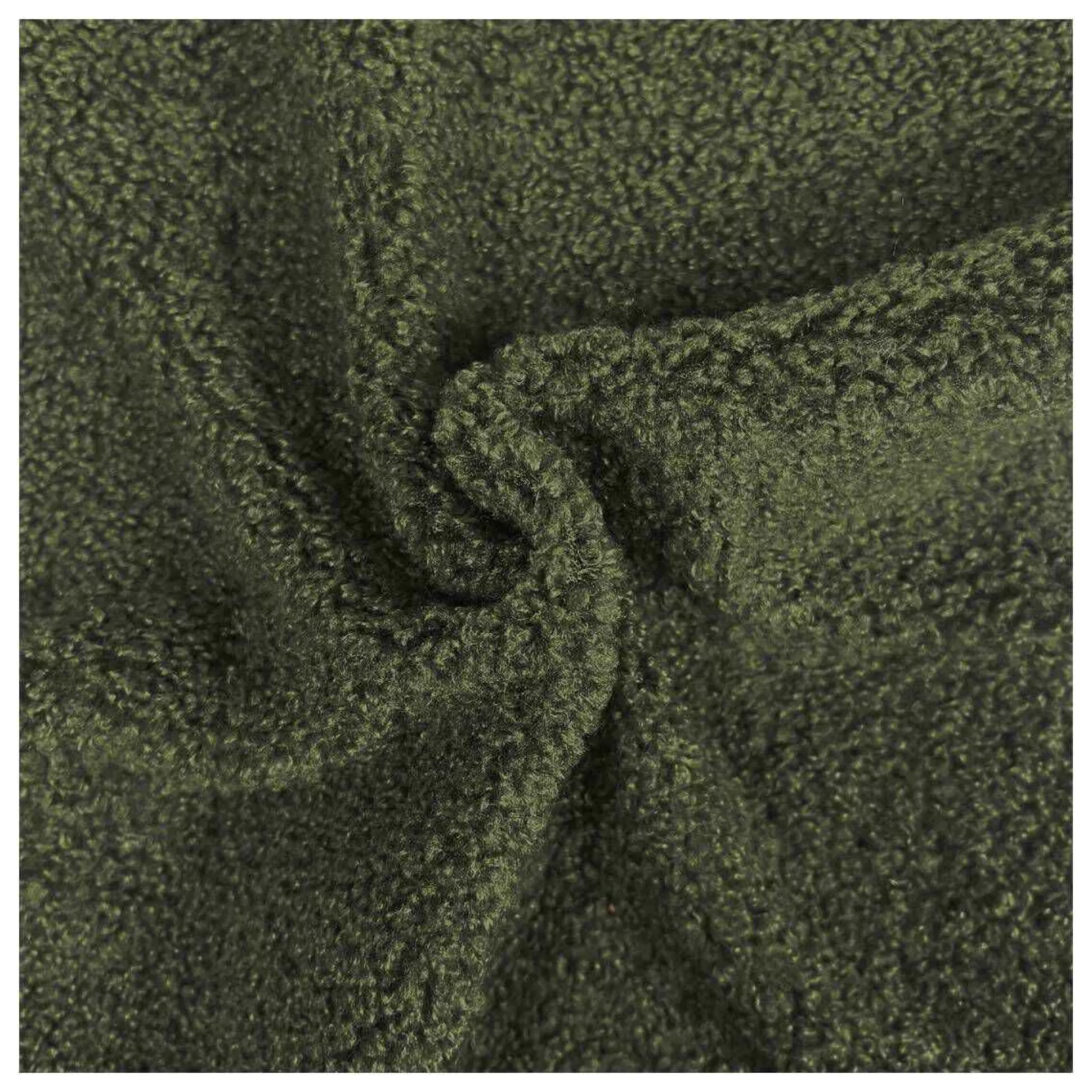 Olive Teddy Fabric By The Metre-Hobbycraft Clearance