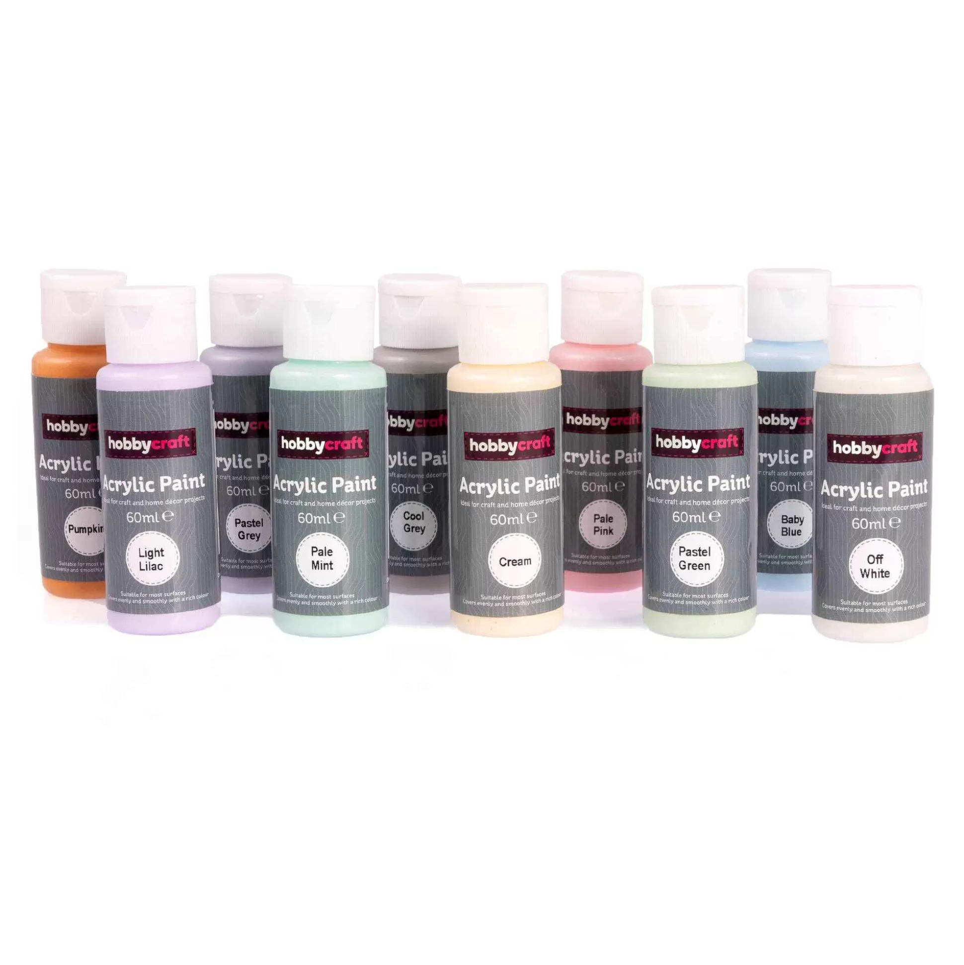 pastel_acrylic_paint_60ml_10_pack_1.webp Pastel Acrylic Paint 60Ml 10 Pack-Hobbycraft Best Sale